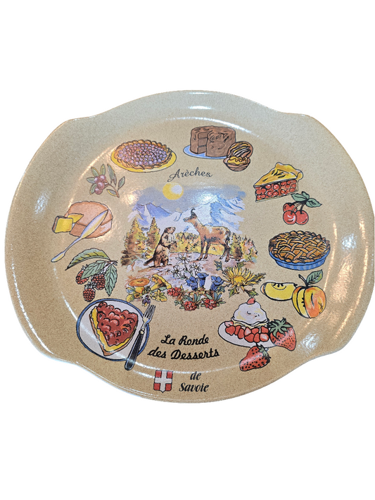 Plat à dessert savoyard