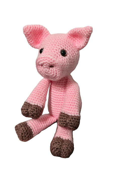 Cochon rose amigurumi