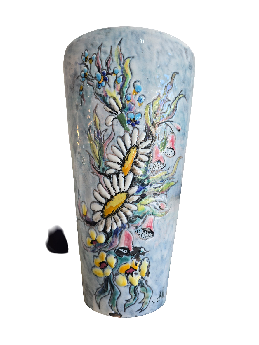 Vase fleur vintage Y.Clement
