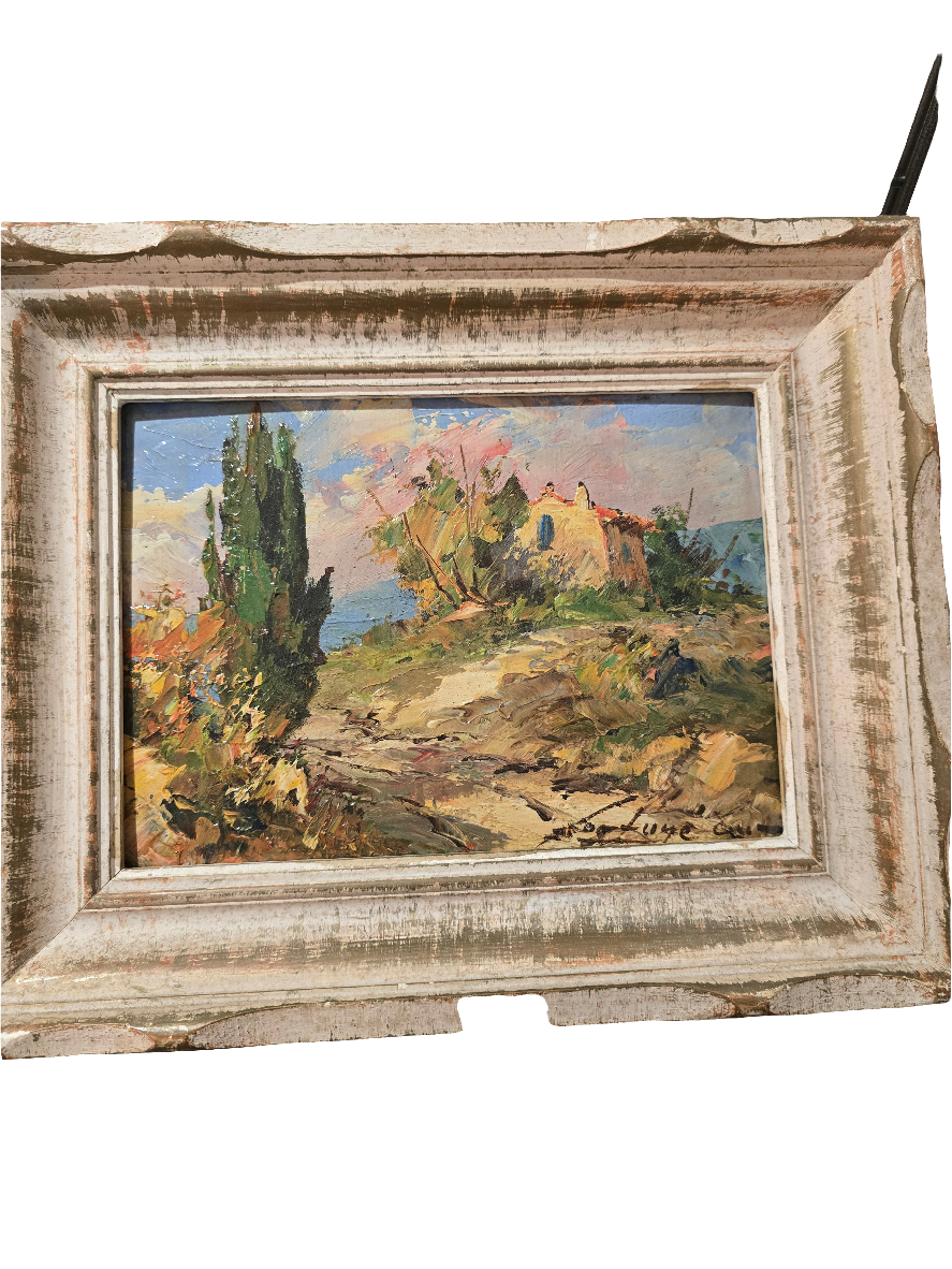 Tableau provençale- signé Fortuné car