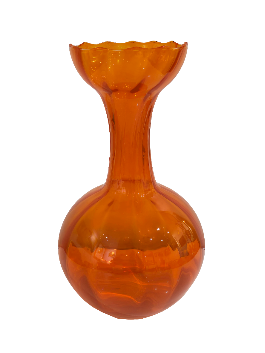 Vase vintage orange