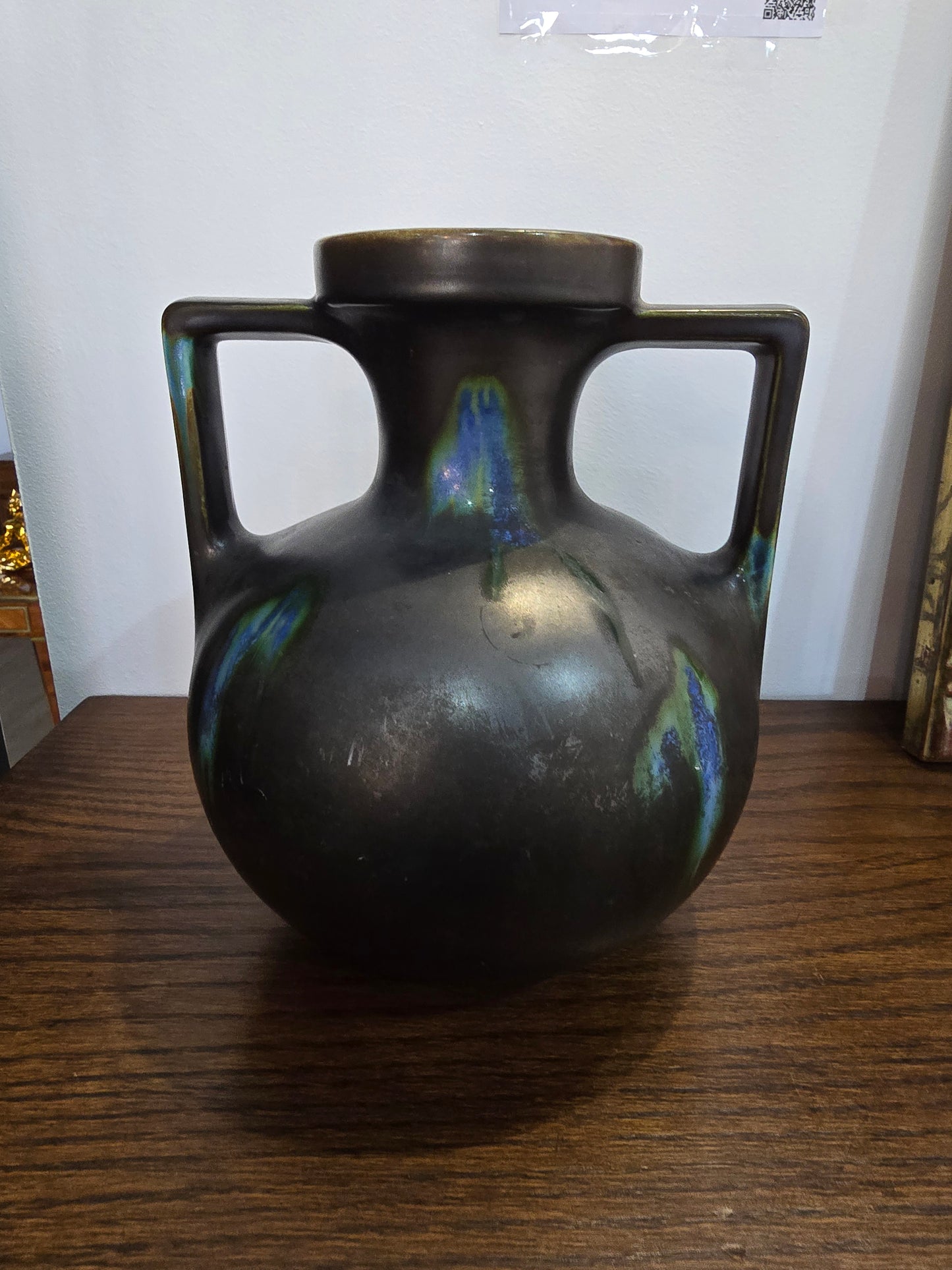 Vase en faïence a 2 anses