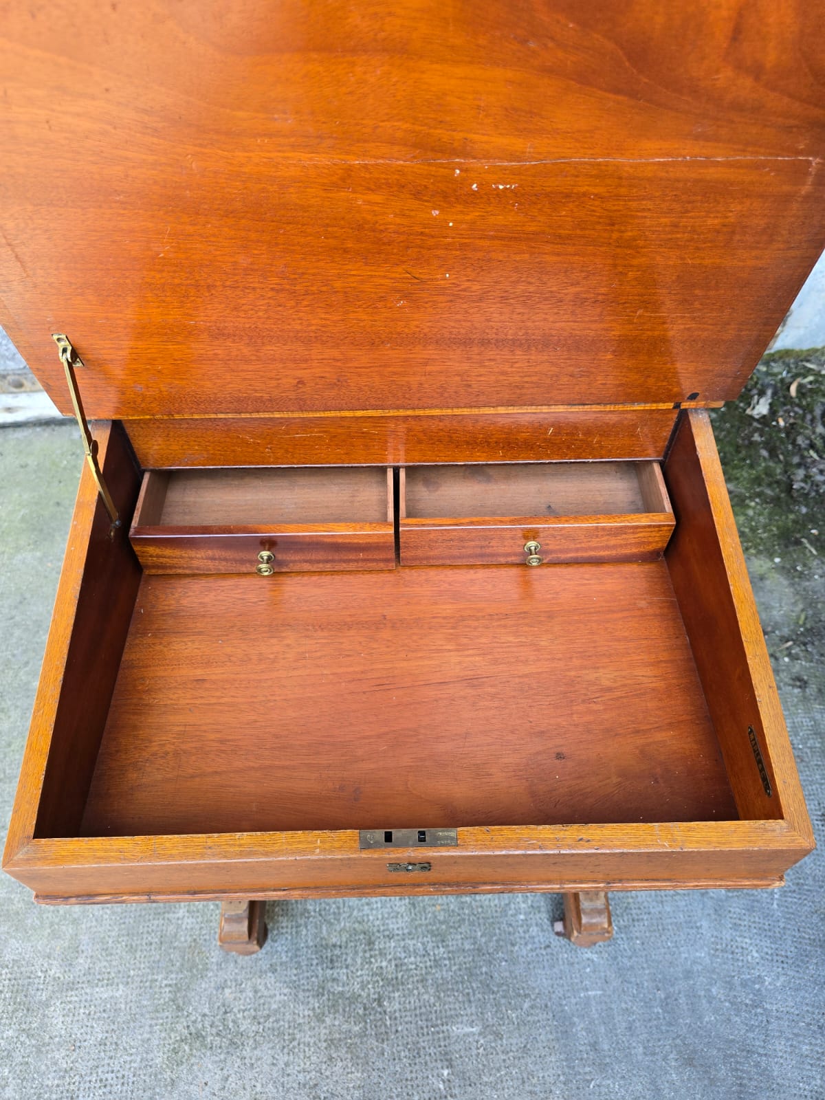 Bureau Davenport ancien en chêne