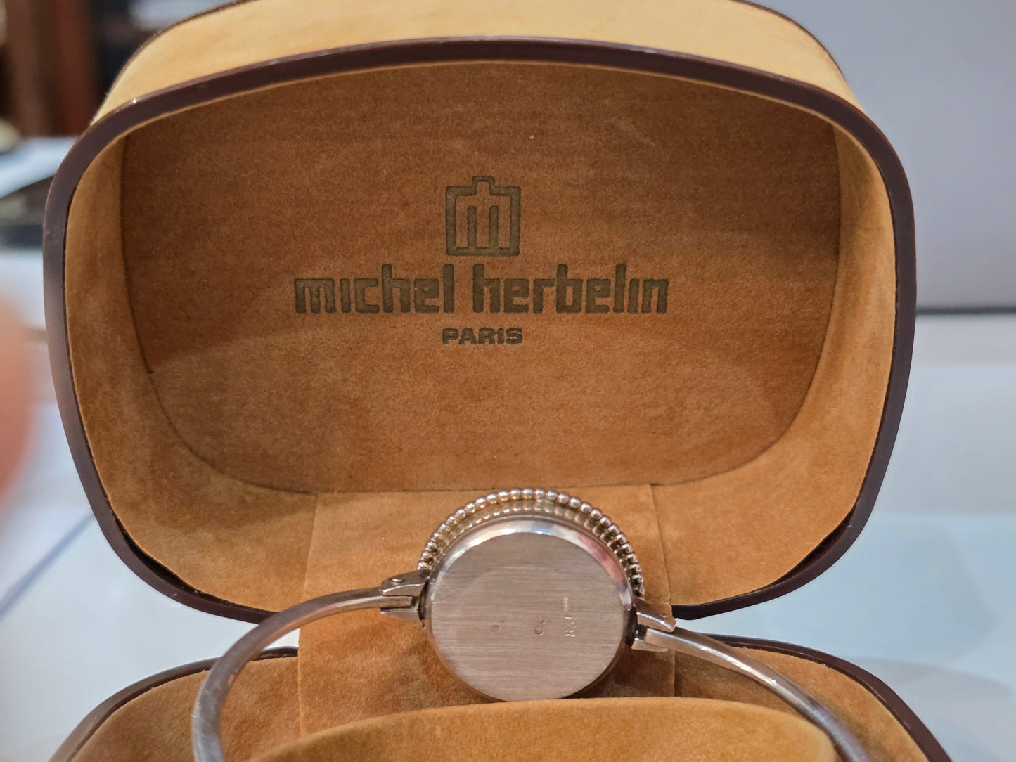 Montre vintage en argent – Michel Herbelin Paris
