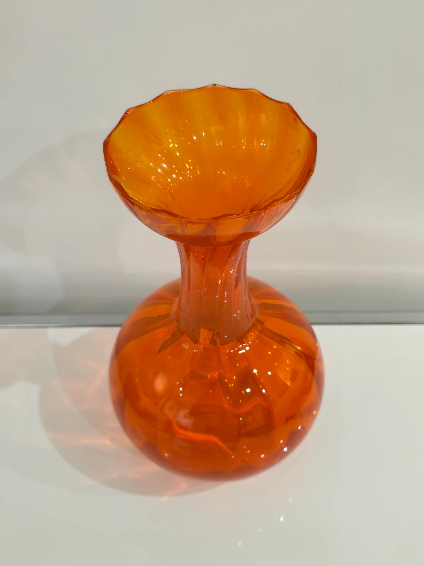 Vase vintage orange