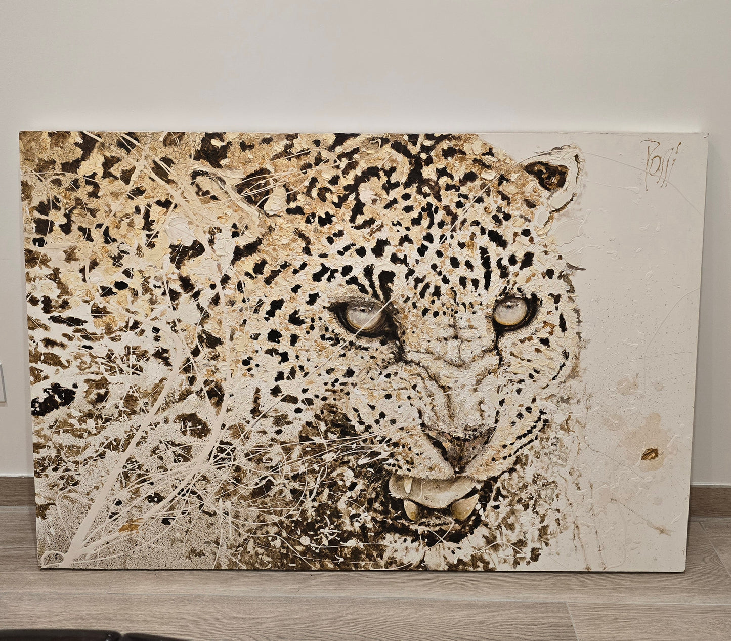 Tableau Léopard en chasse - GR