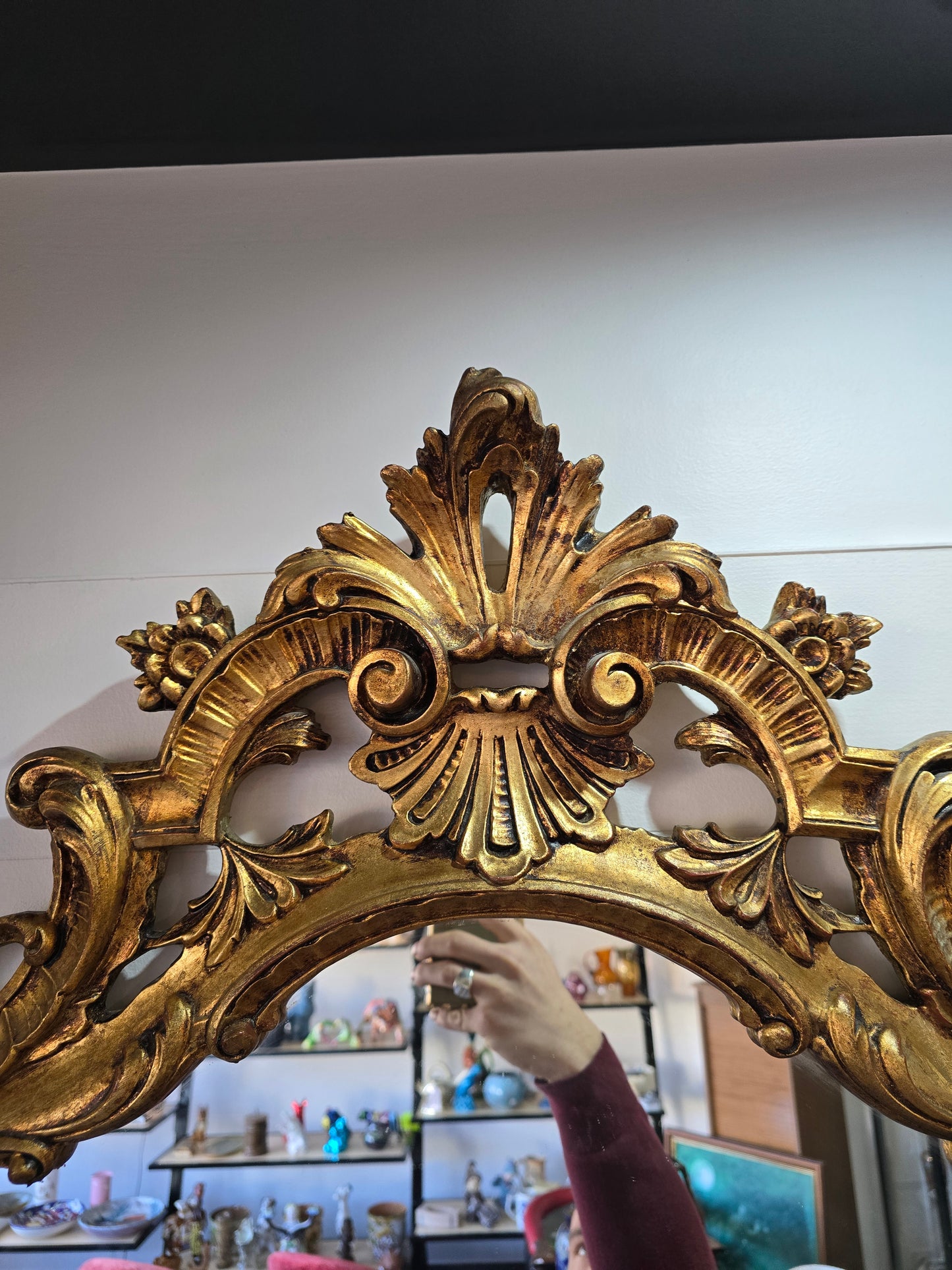 Grand Miroir rocaille