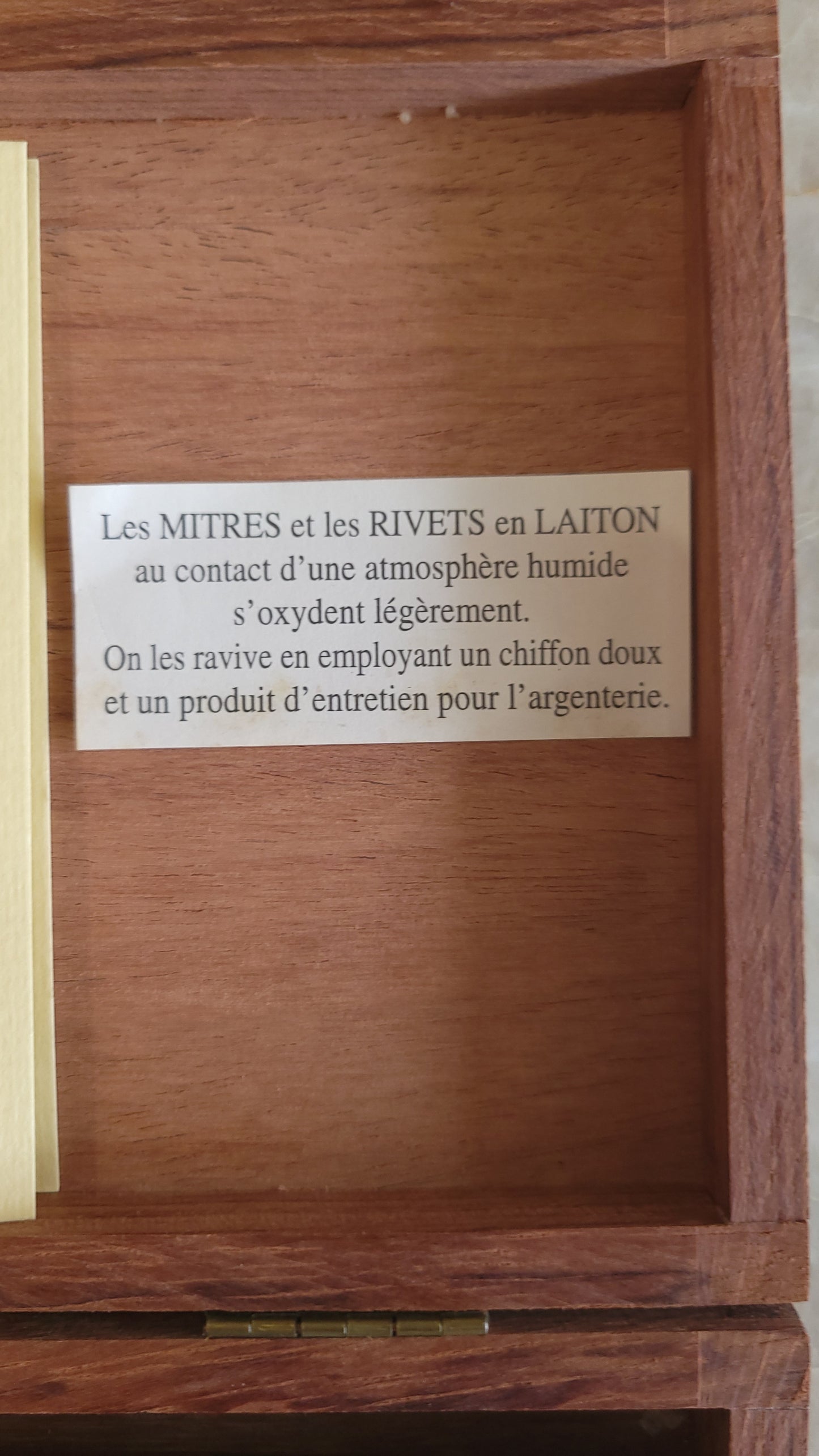 Coffret de 6 couteaux à steak Laguiole - Claude Dozorme - Palissandre de Rio