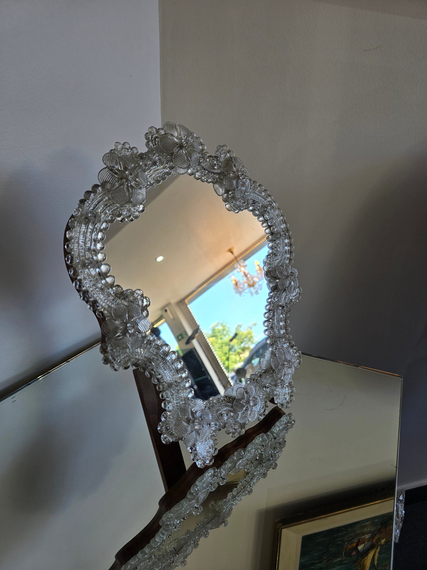 Miroir Vénitien en Verre – 35 x 30 cm
