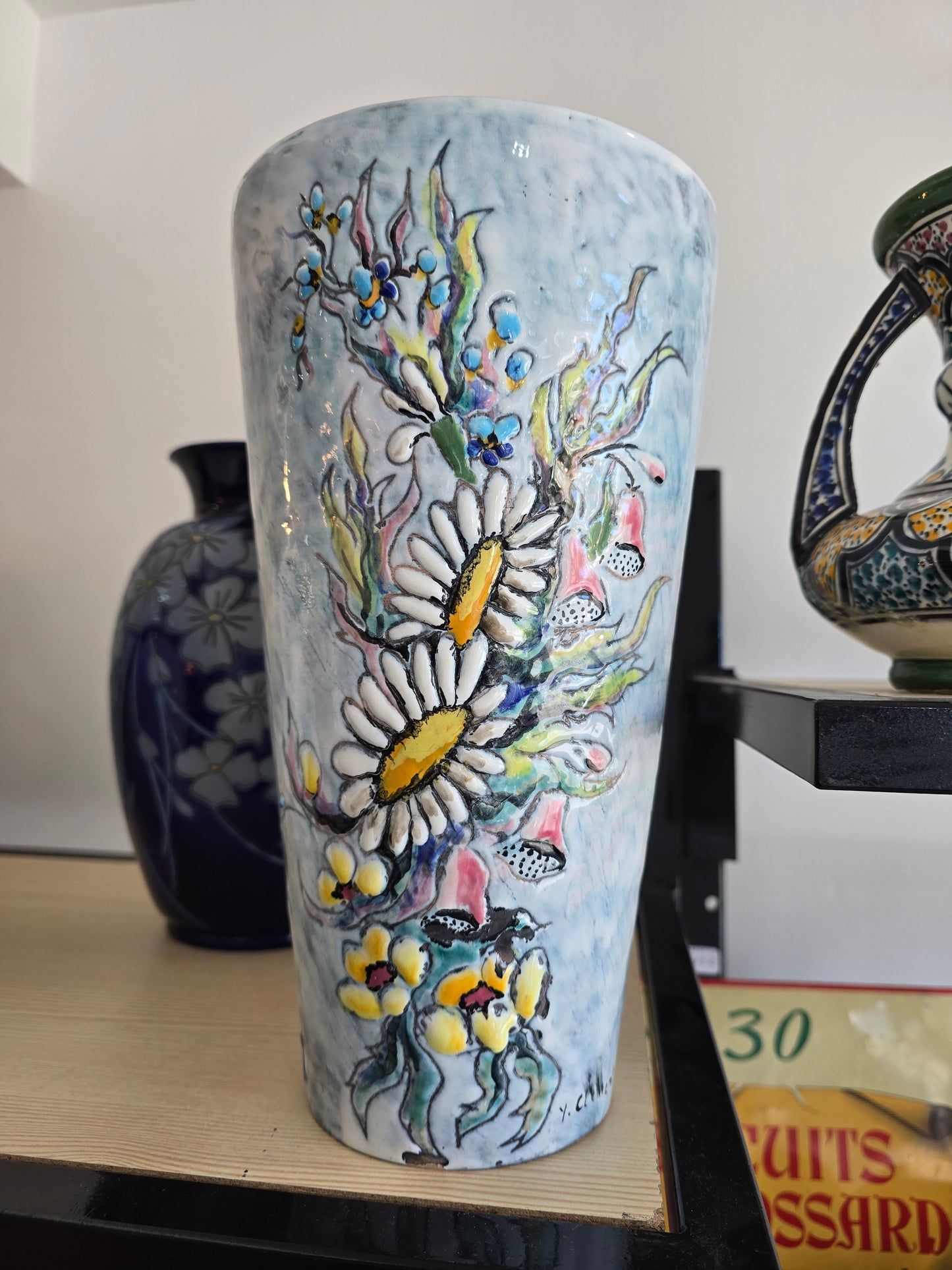 Vase fleur vintage Y.Clement