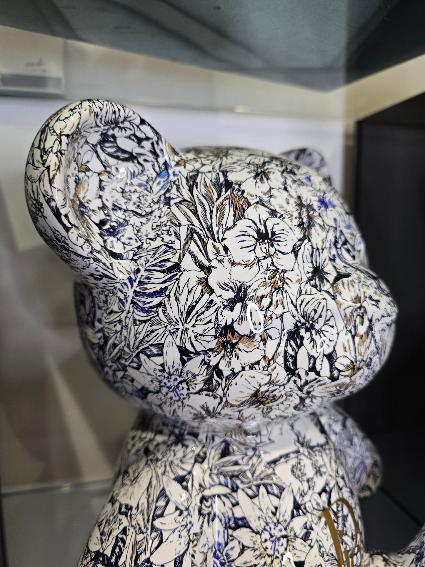 Teddy Bear Dior floral – Édition limitée 6/26 – 35 cm
