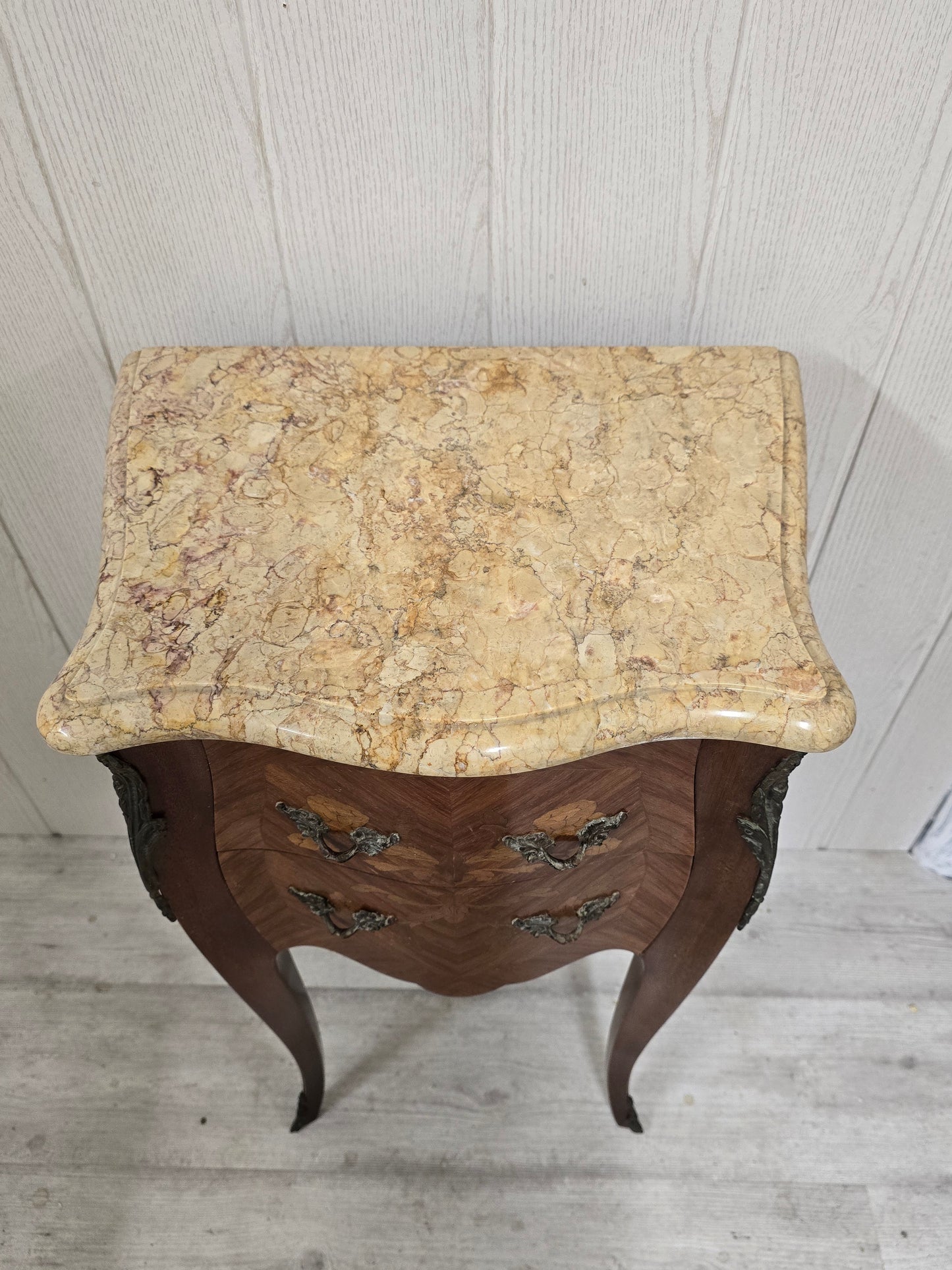 Chevet louis XV bois de rose