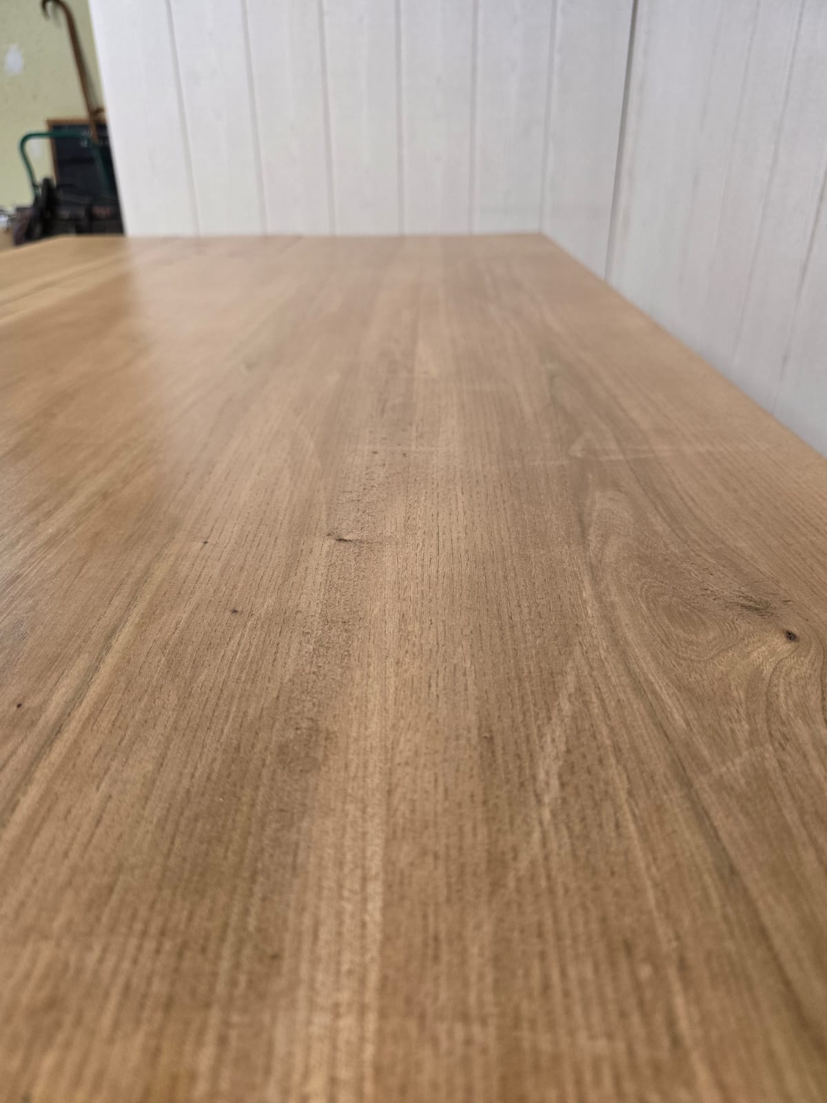 Table de ferme en chêne blond