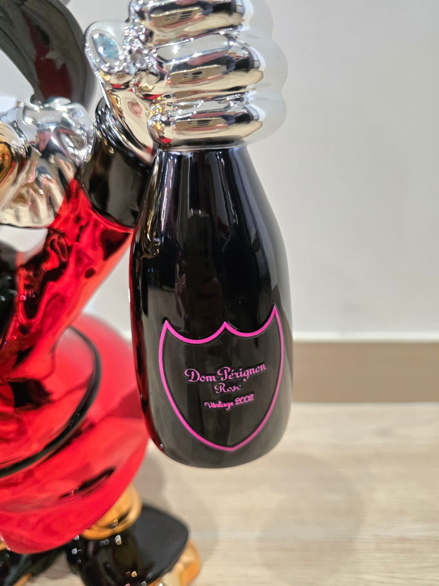 Sculpture Picsou Dom Perignon - pop art - 40 cm