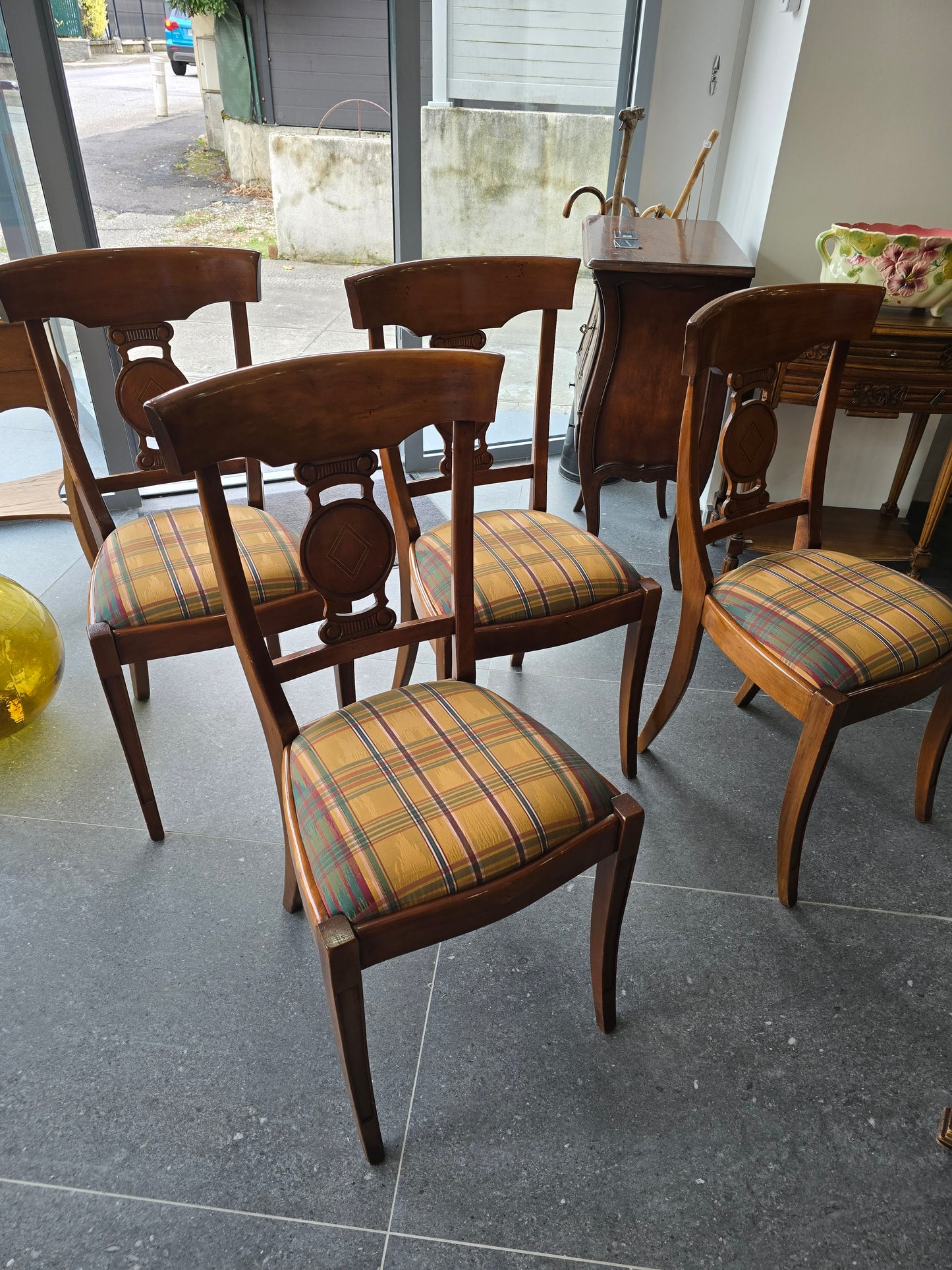 4 Chaises Roche Bobois style directoire