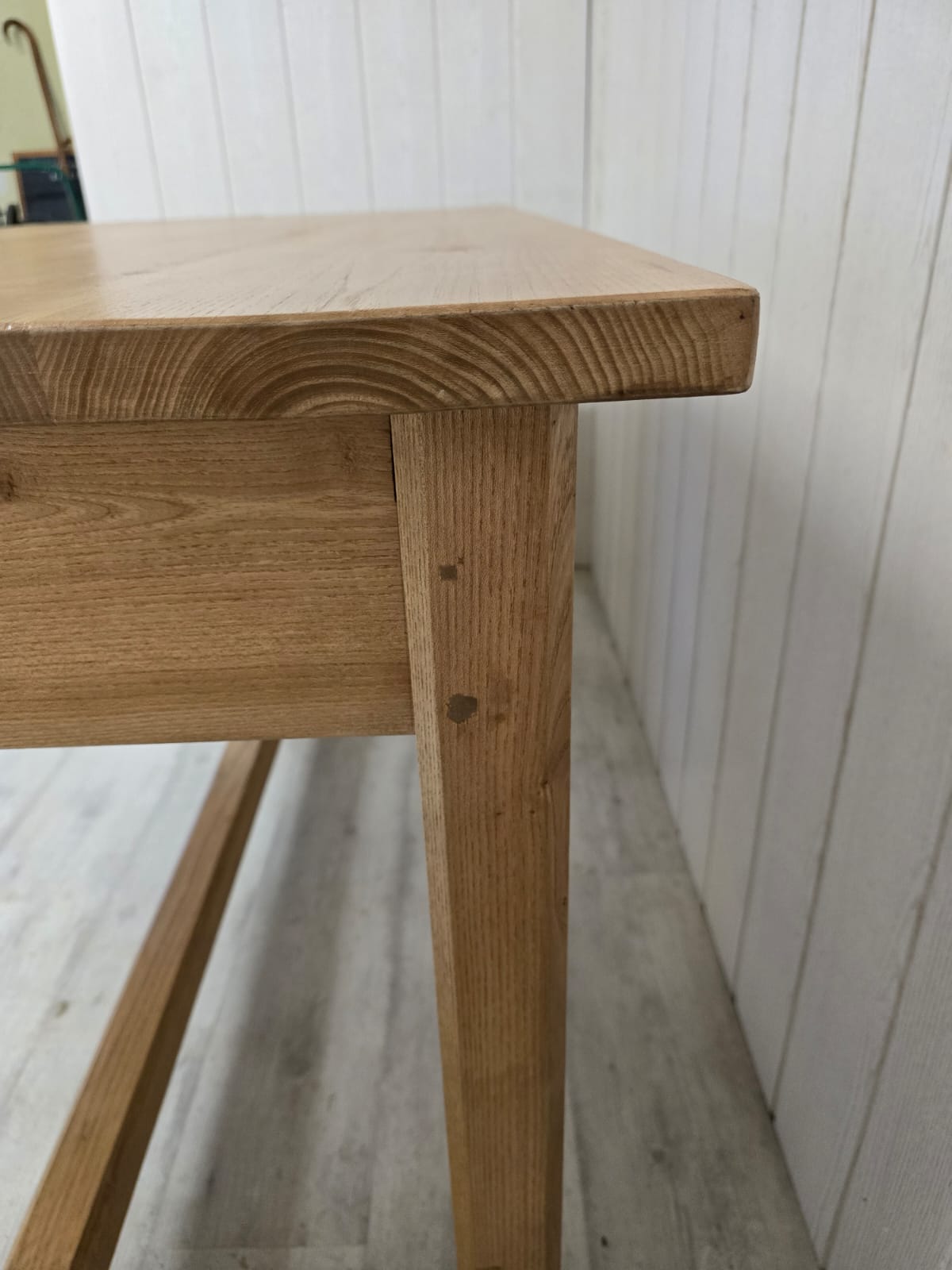 Table de ferme en chêne blond