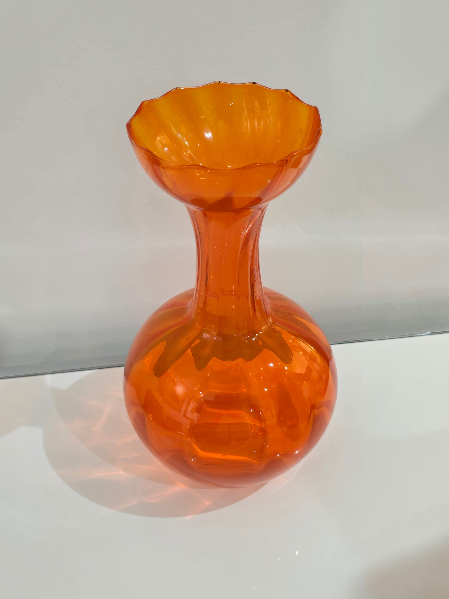 Vase vintage orange