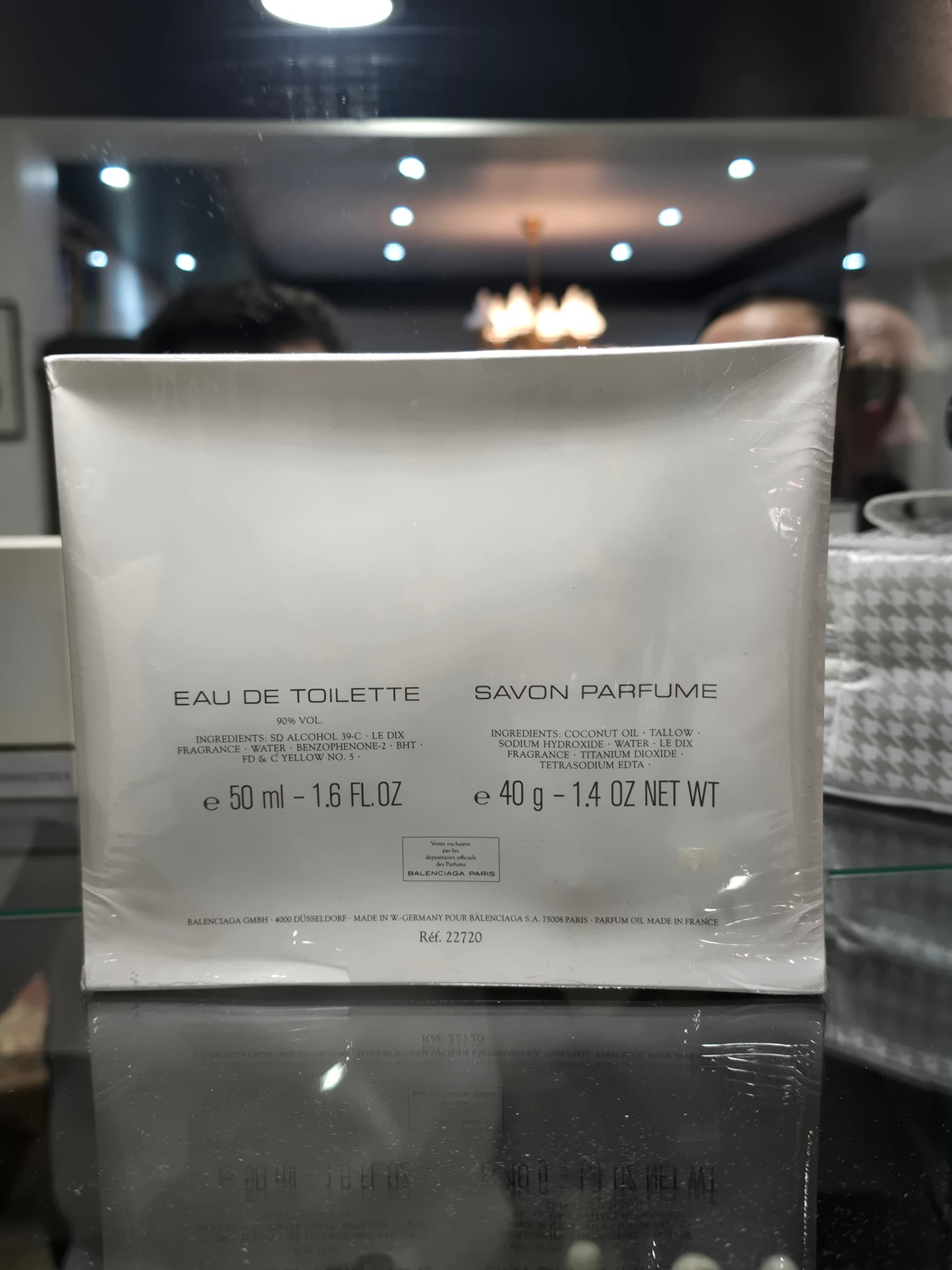 Coffret parfum Le Dix – Balenciaga Paris – Eau de Toilette 50 ml + Savon parfumé – Rare