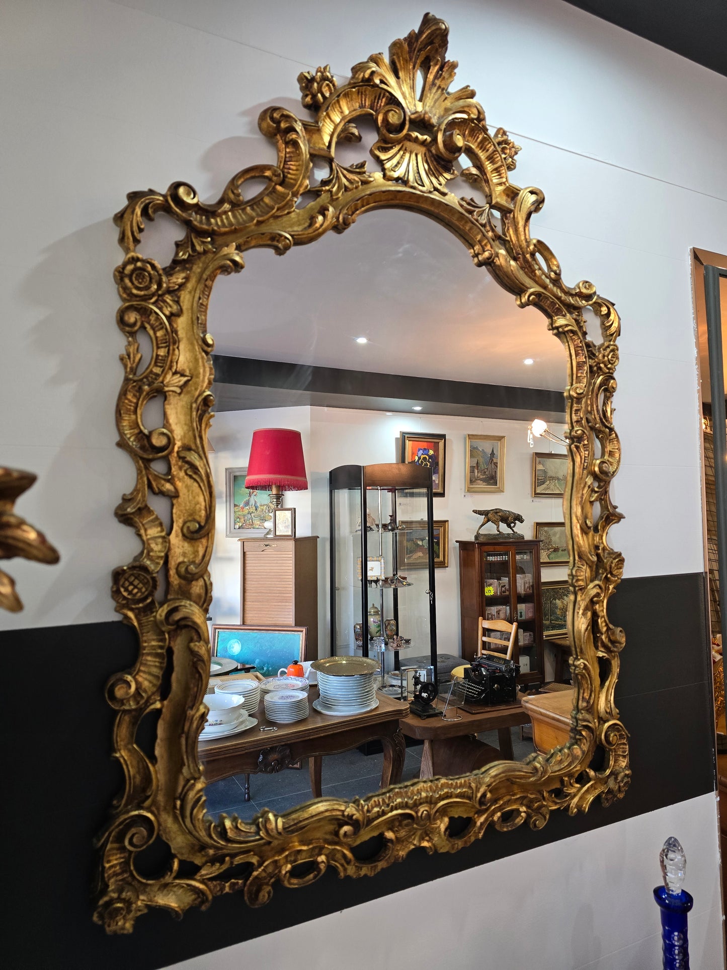 Grand Miroir rocaille