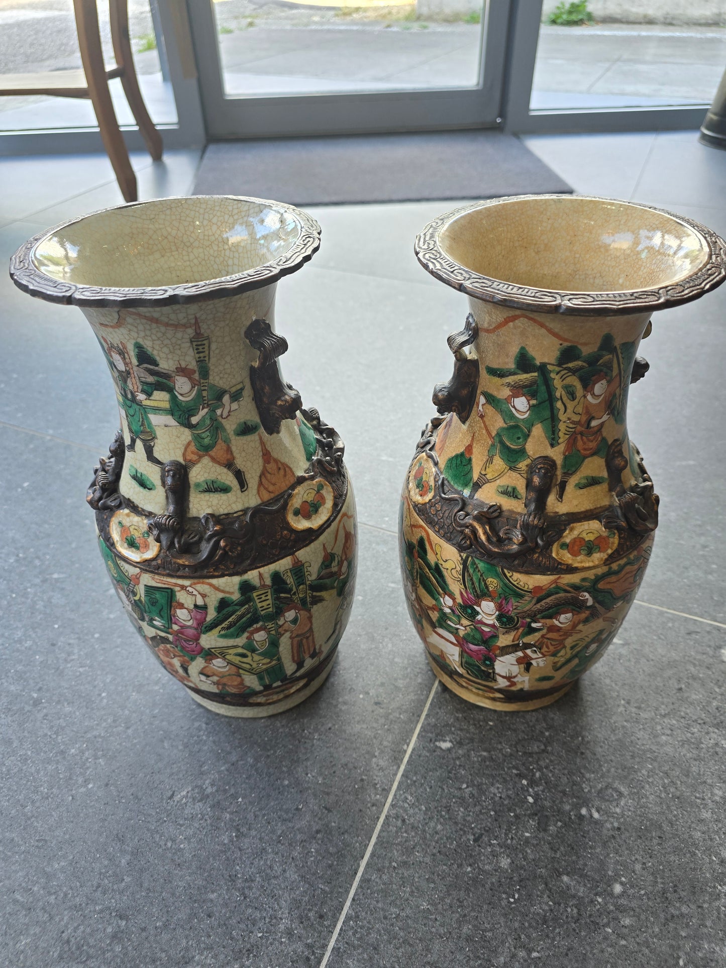 Paire de vase de Nankin
