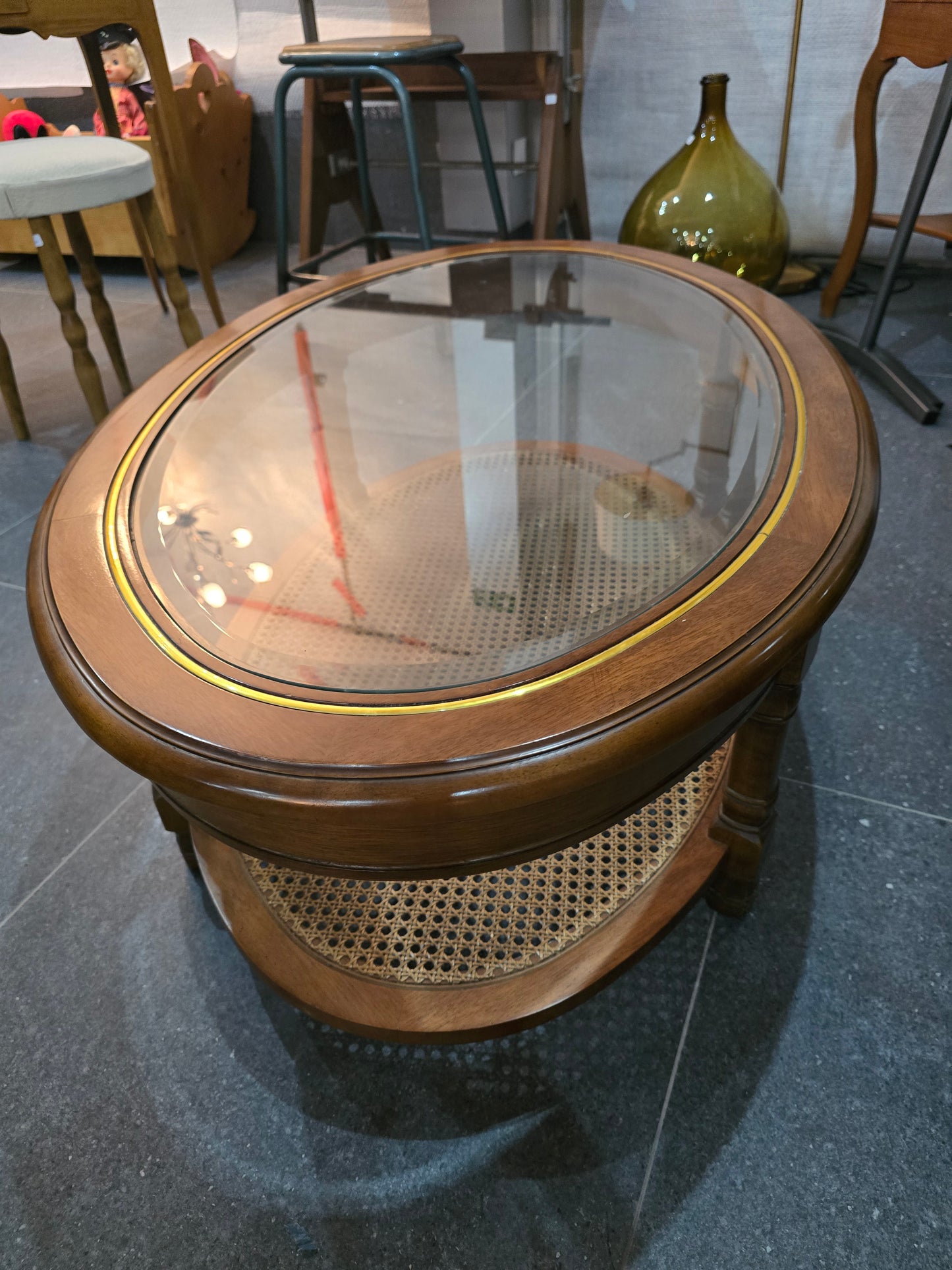 Table basse graine de café
