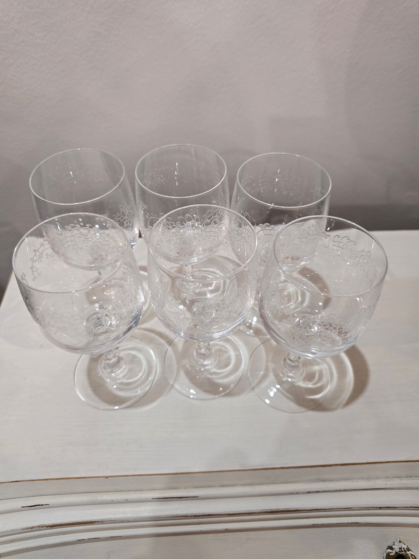 Verres à vin cristal