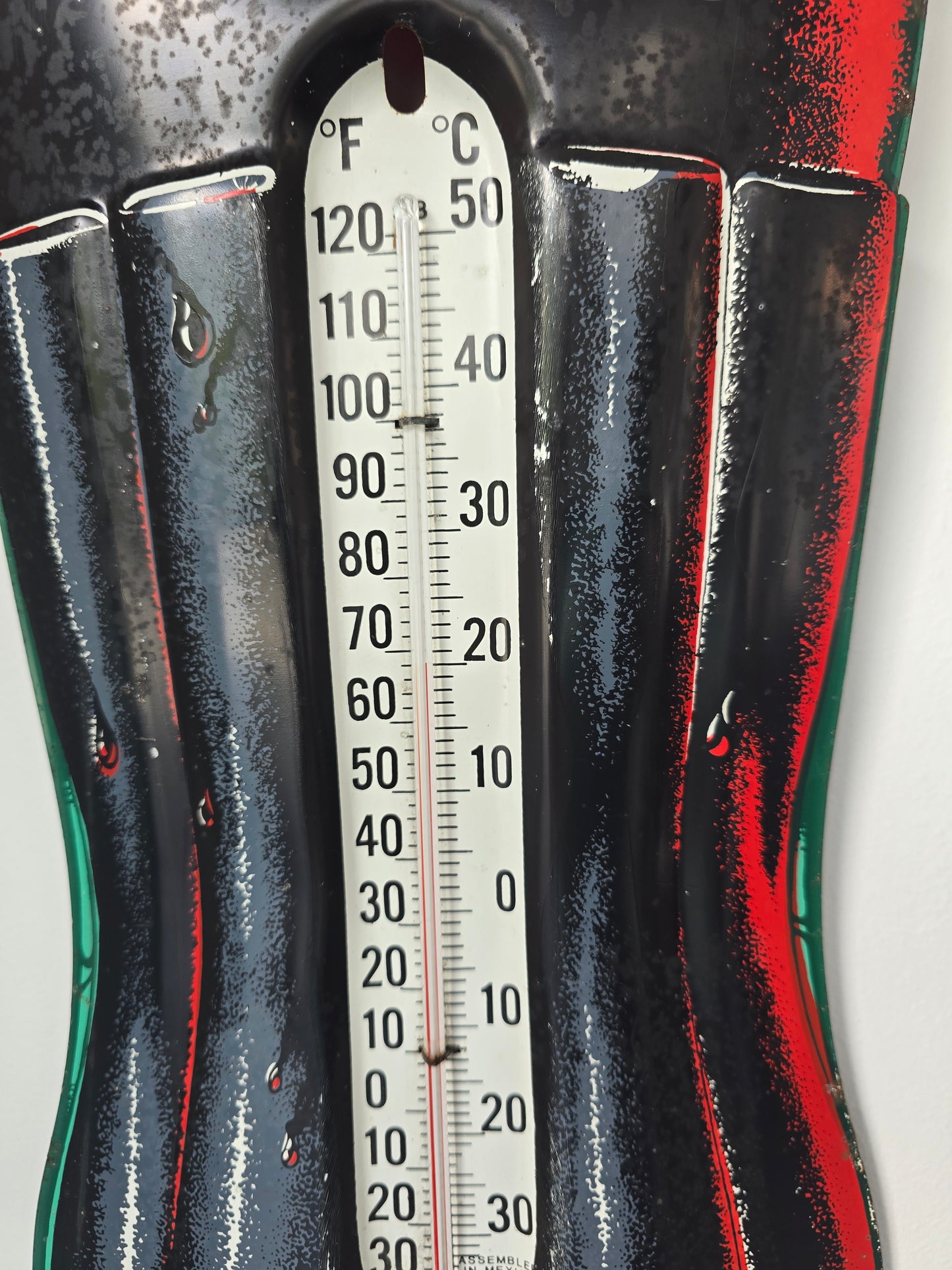 Thermomètre publicitaire coca