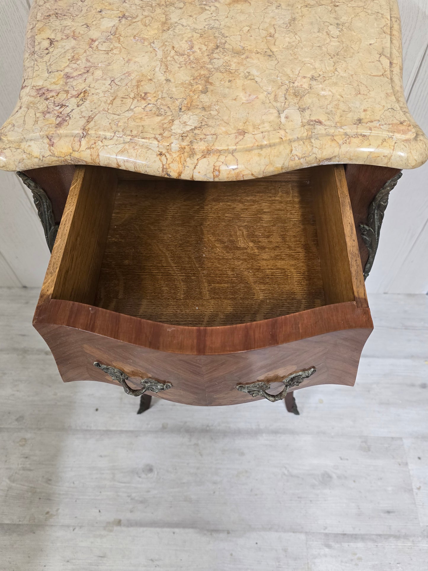 Chevet louis XV bois de rose