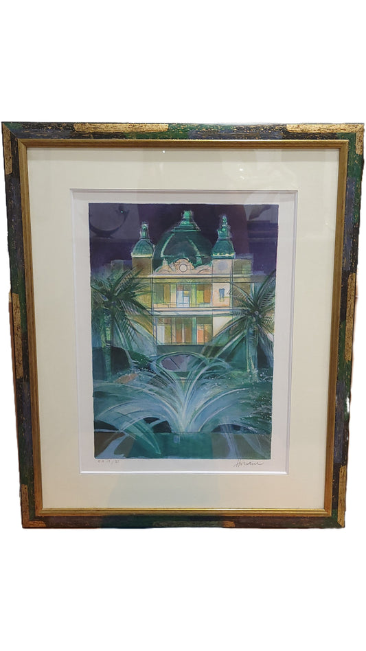 Lithographie signée Hilaire