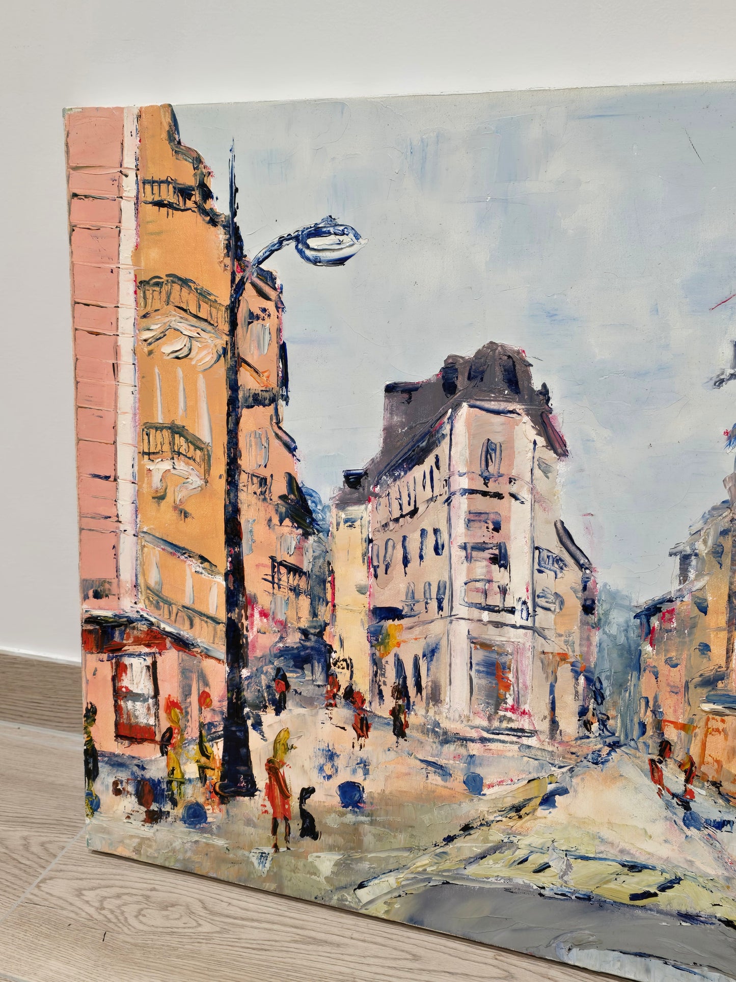 Tableau "rue de Genève aix les bains" B.VINCENT