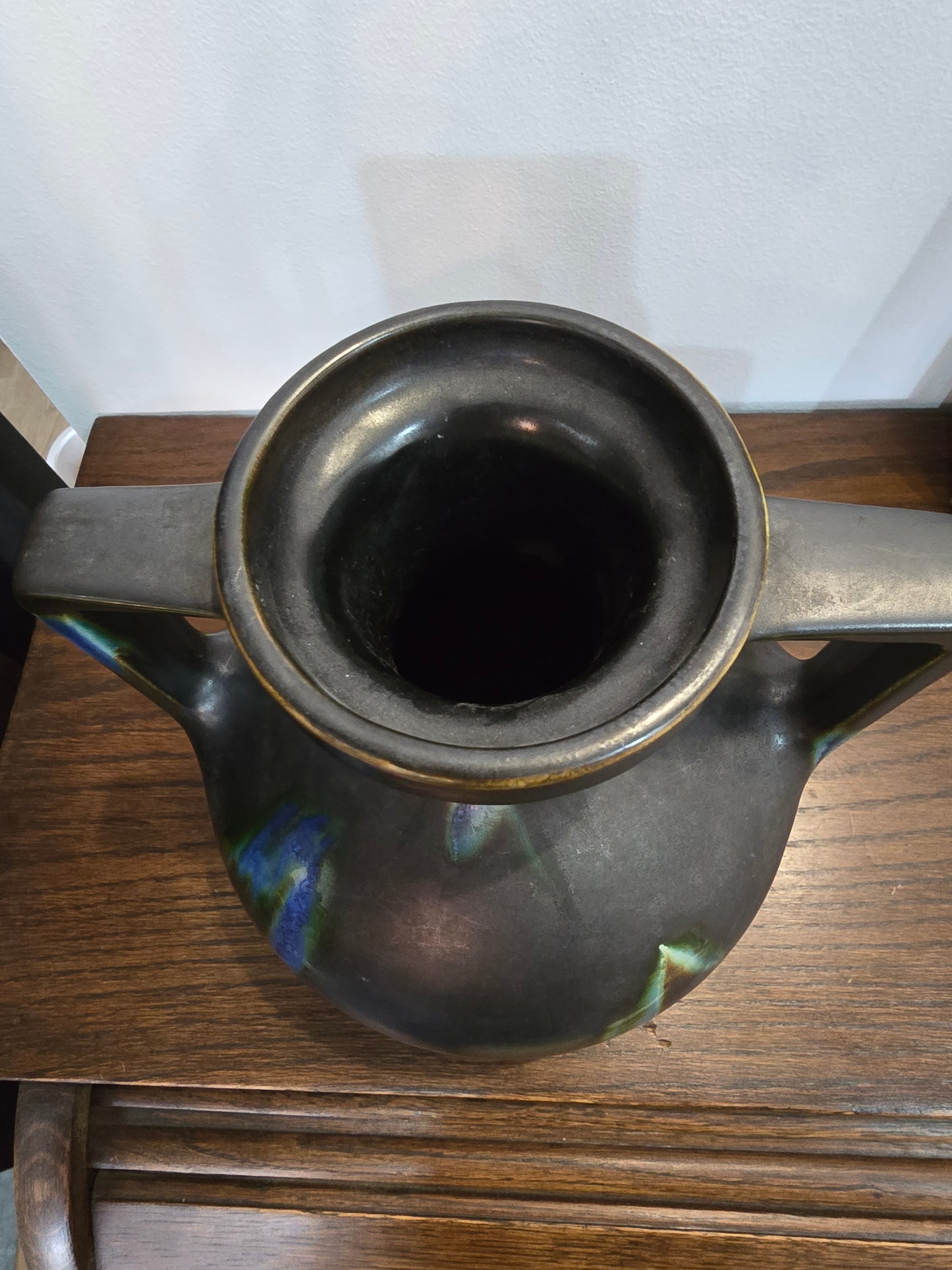 Vase en faïence a 2 anses