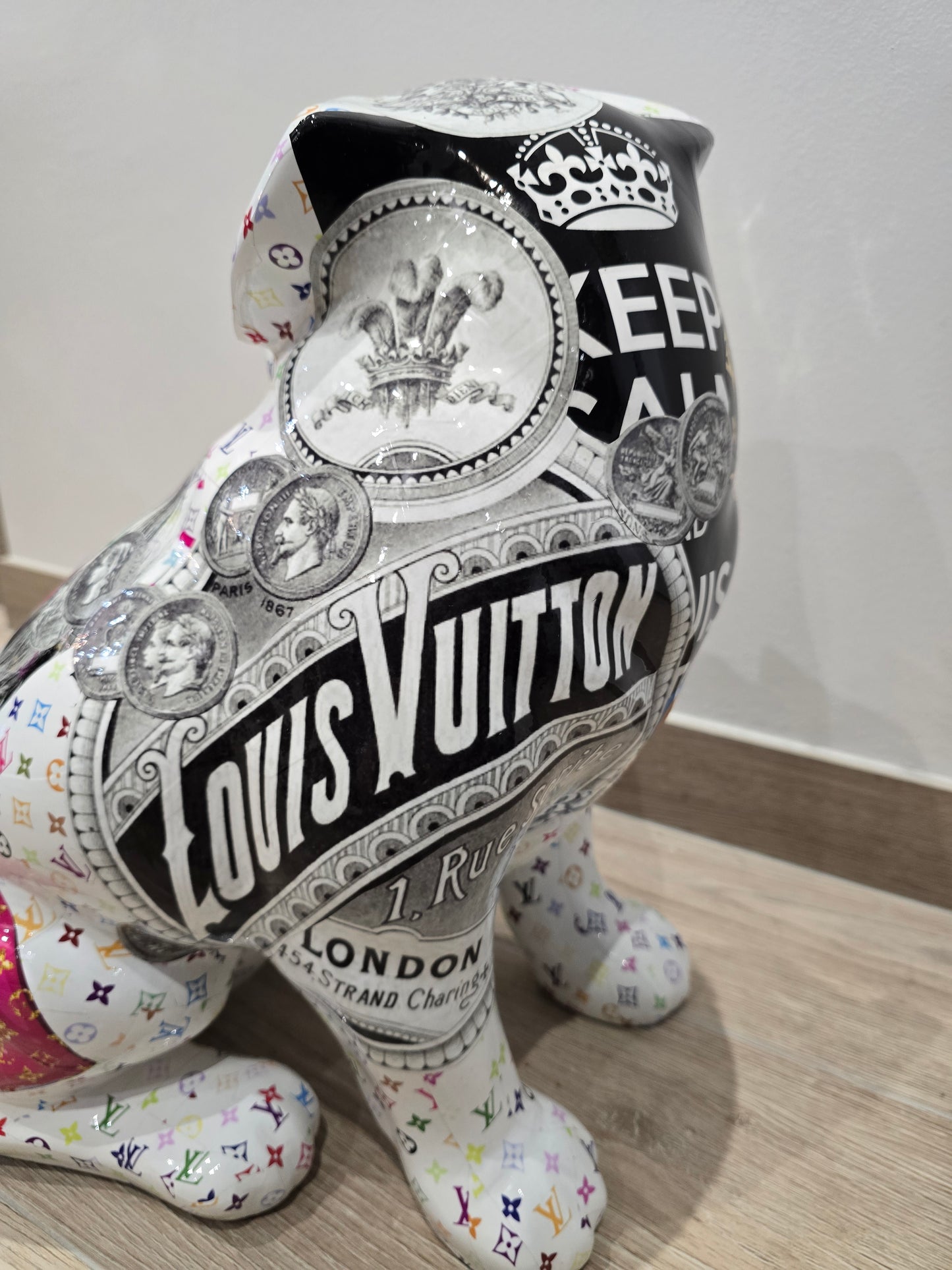 Sculpture Dog “Louis Vuitton x Pop Art” – Édition limitée 26/26 – 40 cm
