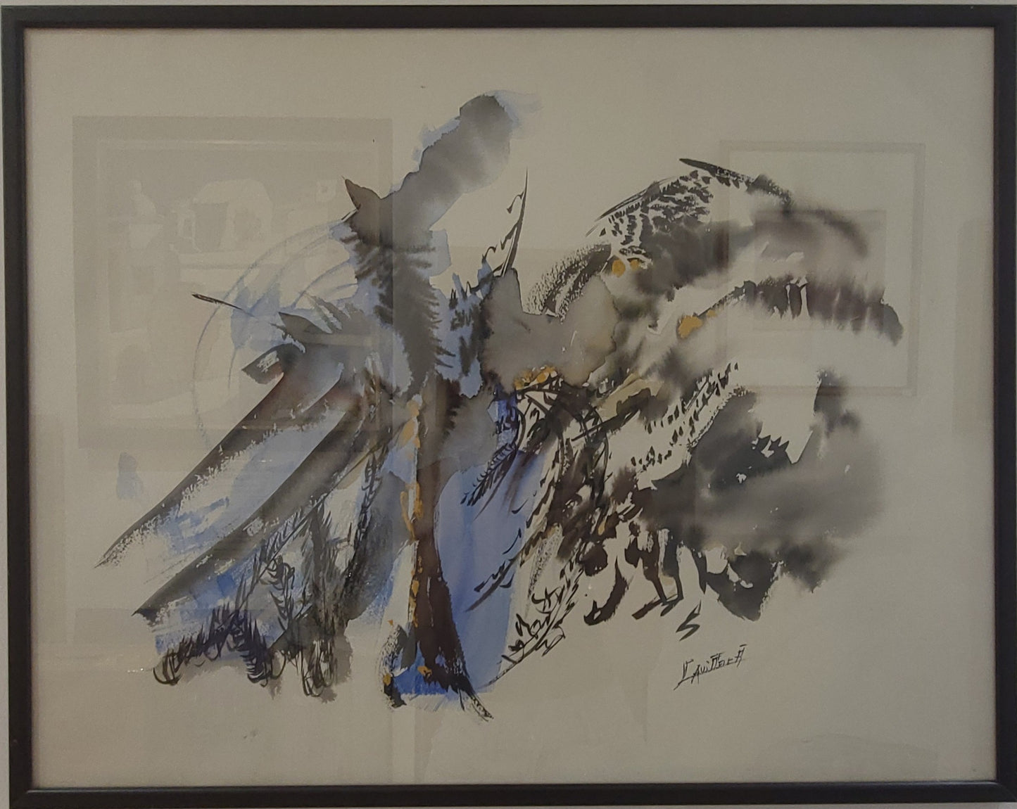 Œuvre abstraite contemporaine