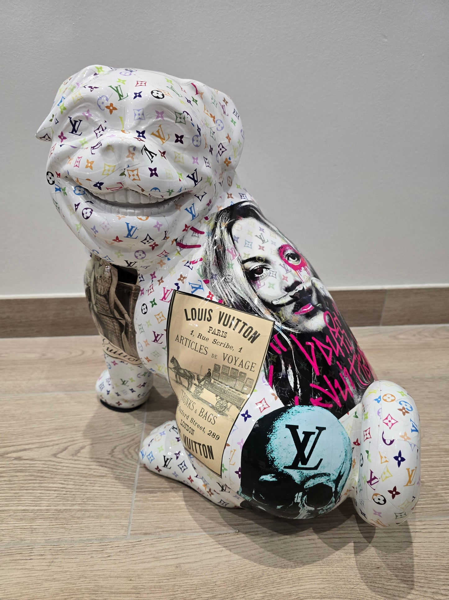 Sculpture Dog “Louis Vuitton x Pop Art” – Édition limitée 26/26 – 40 cm