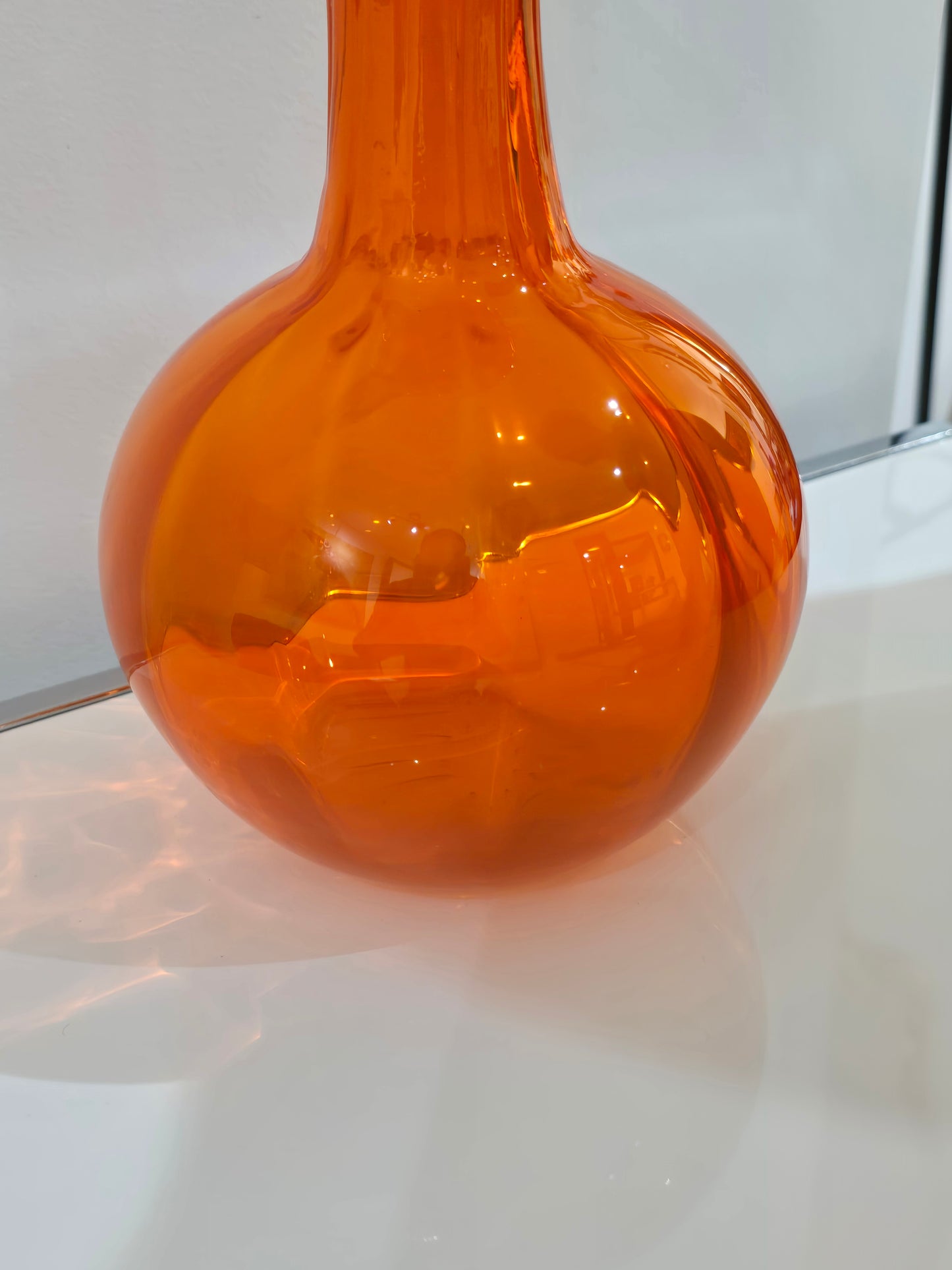 Vase vintage orange