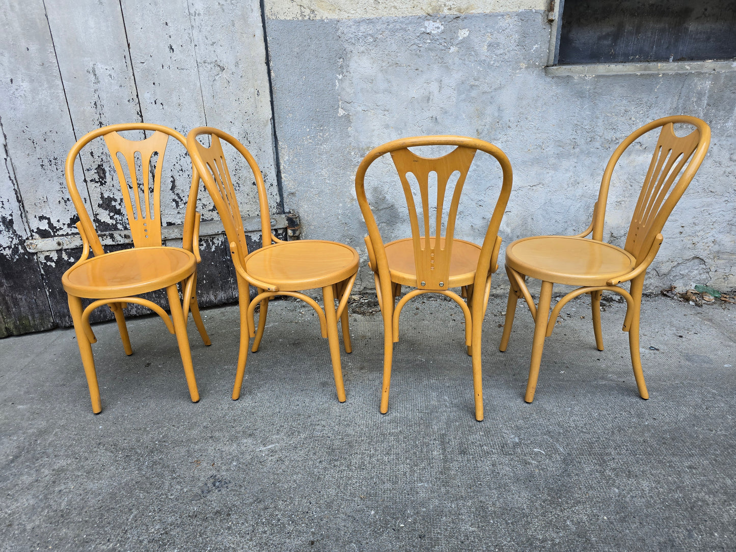 Chaise bistrot en bois cintré- type Thonet