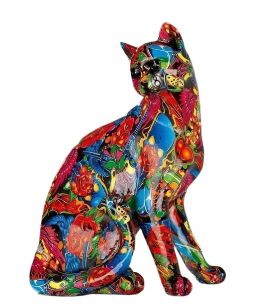 Poly cats street art