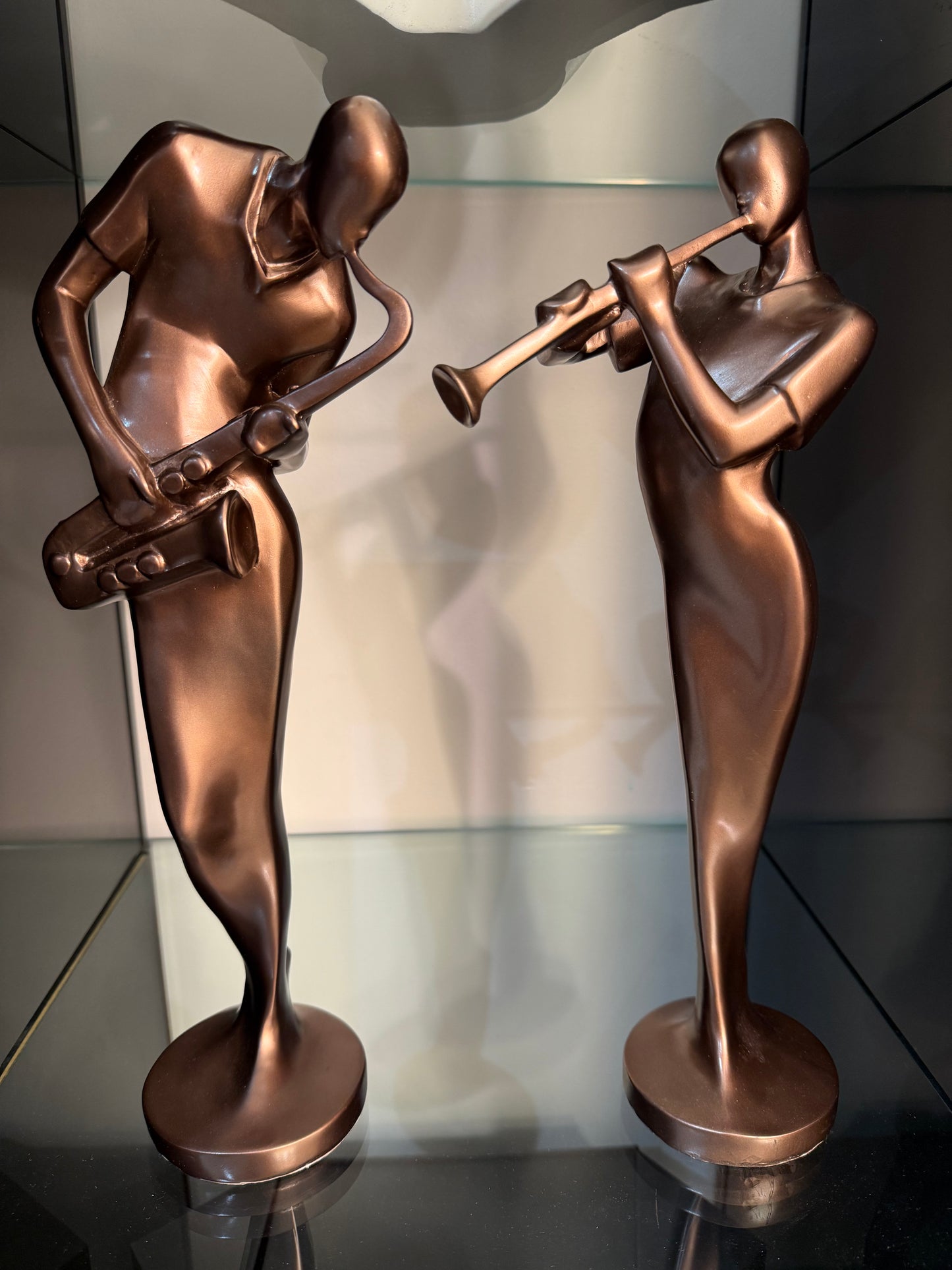 Sculptures musiciens jazz contemporains