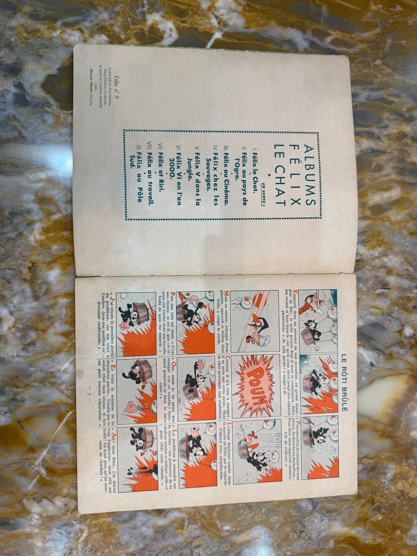 Félix au Pôle Sud – Félix le Chat – Hachette – 1935 – Album original ancien