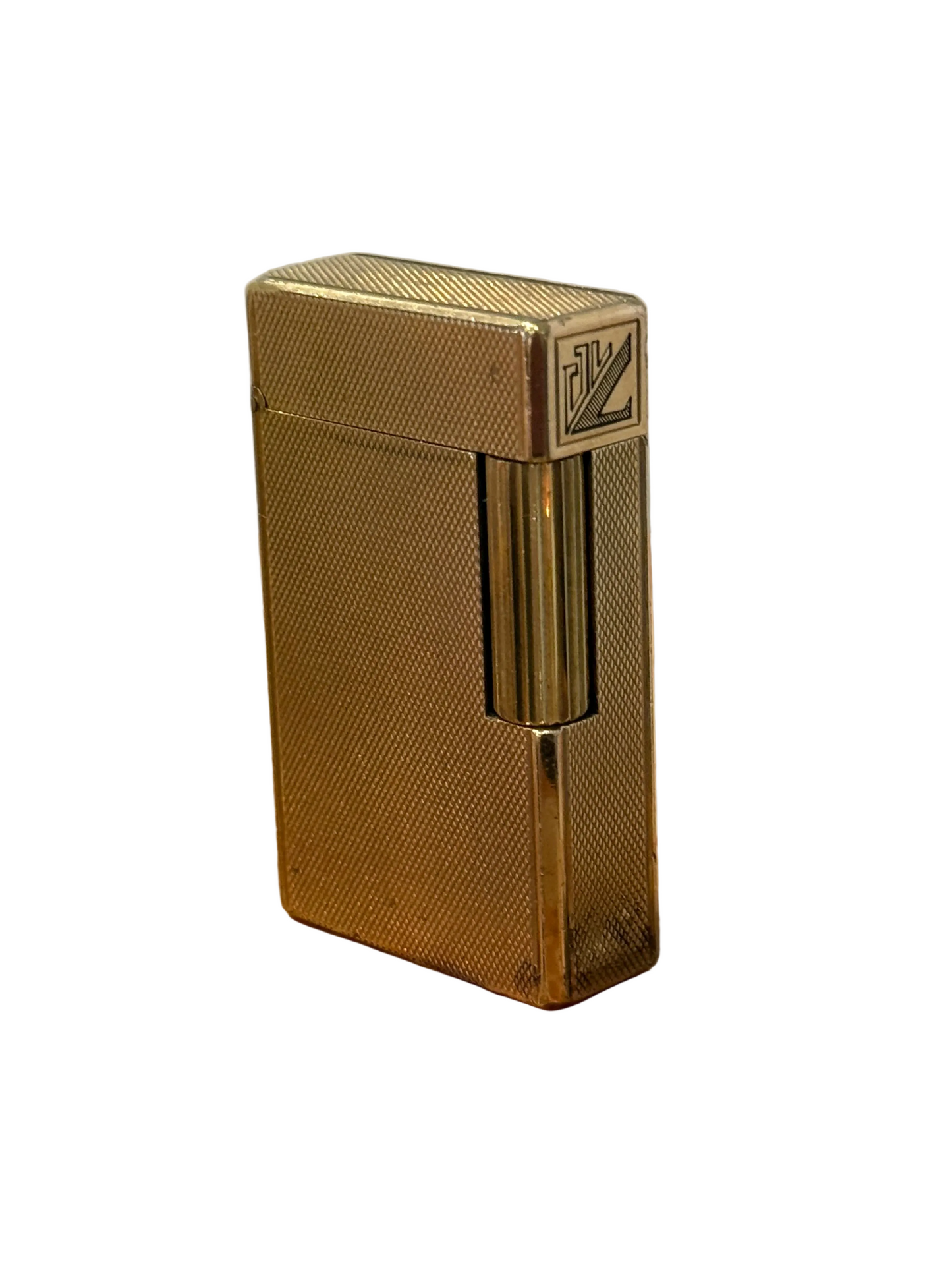 Briquet vintage S.T. Dupont Paris plaqué or 20 microns – Réf. 014AAE