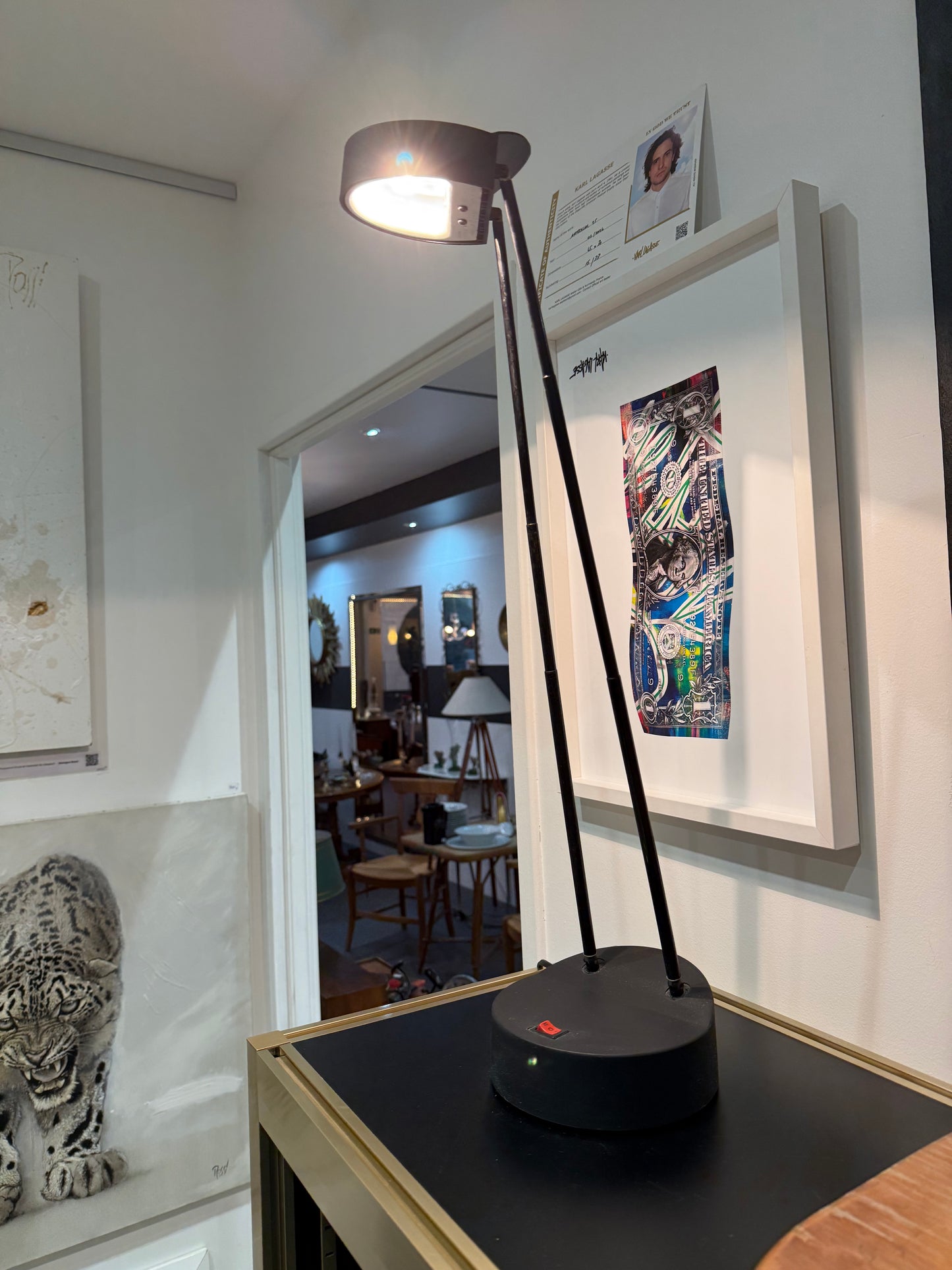 Lampe de bureau vintage – Design Stefano Cevoli (Italie)