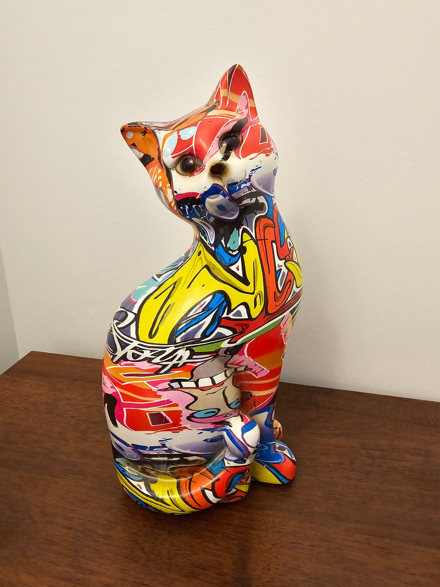 Street art cat