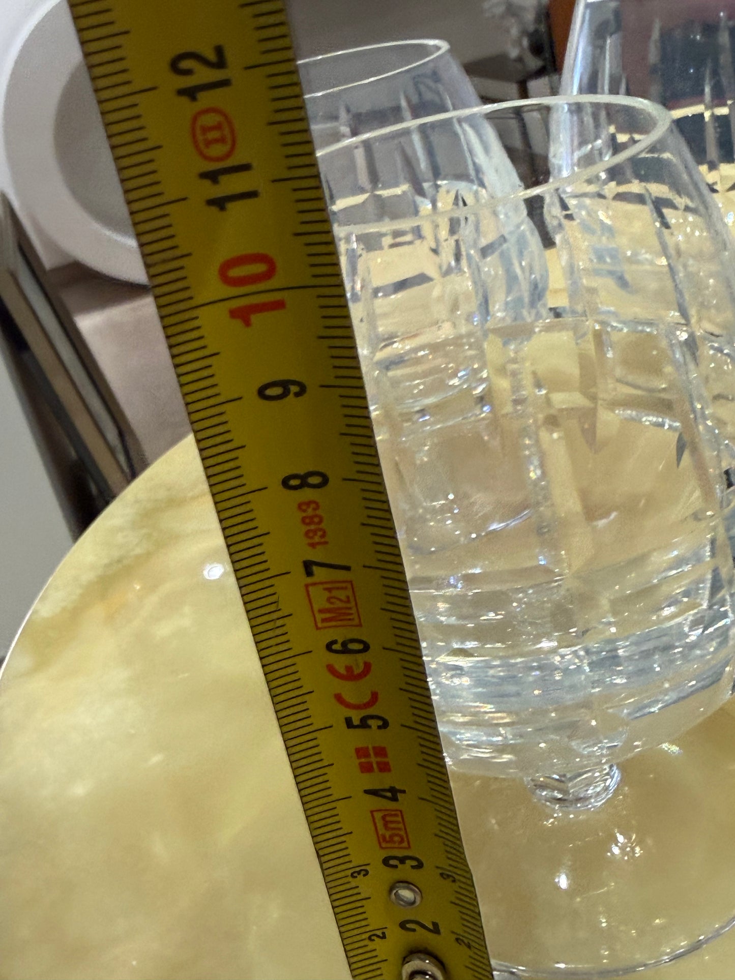 Lot de 6 Verres à Cognac / Digestif en Cristal Taillé – 10 cm