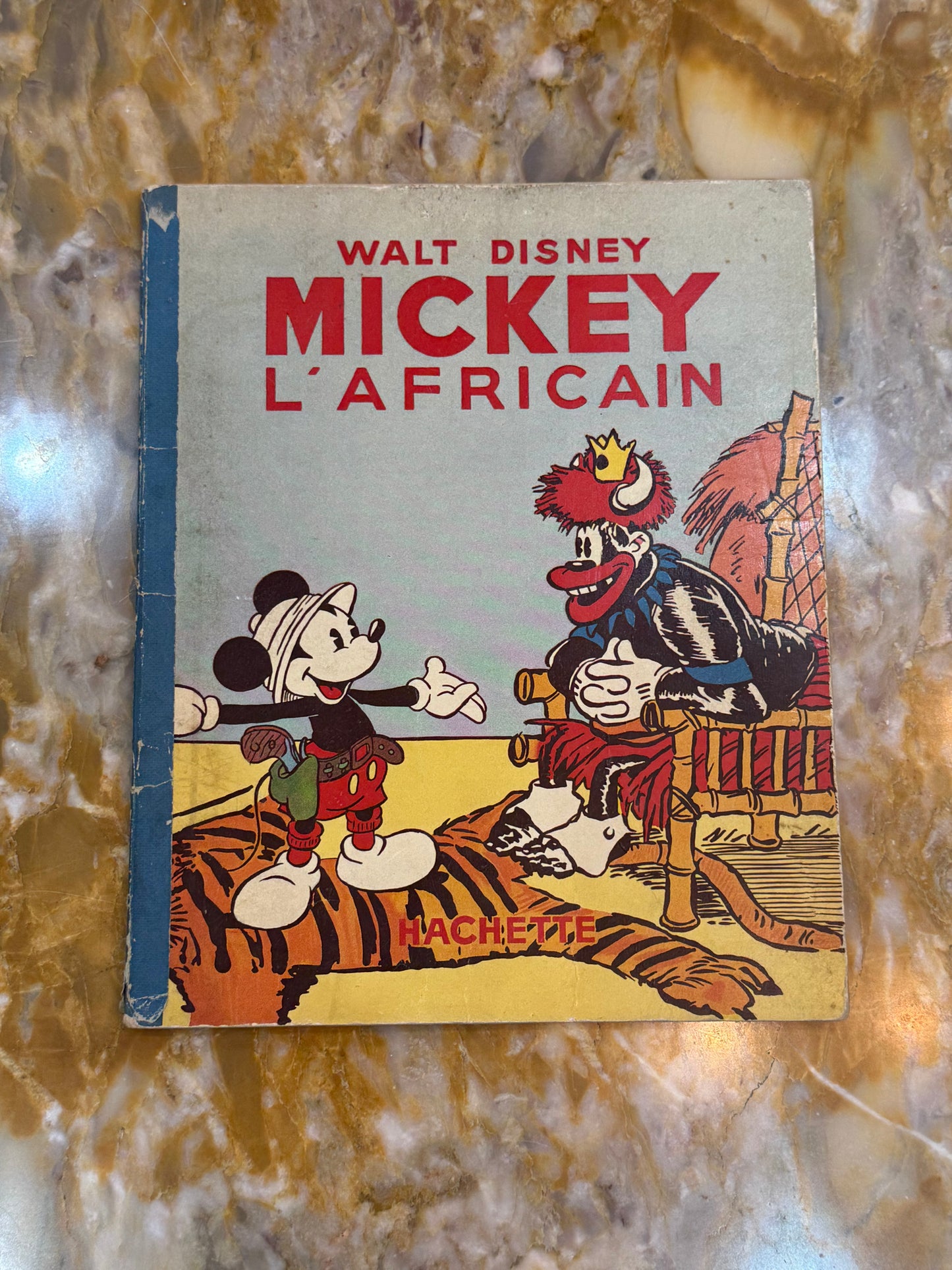 Mickey l’Africain – Walt Disney – Hachette – 1939 – Album original ancien