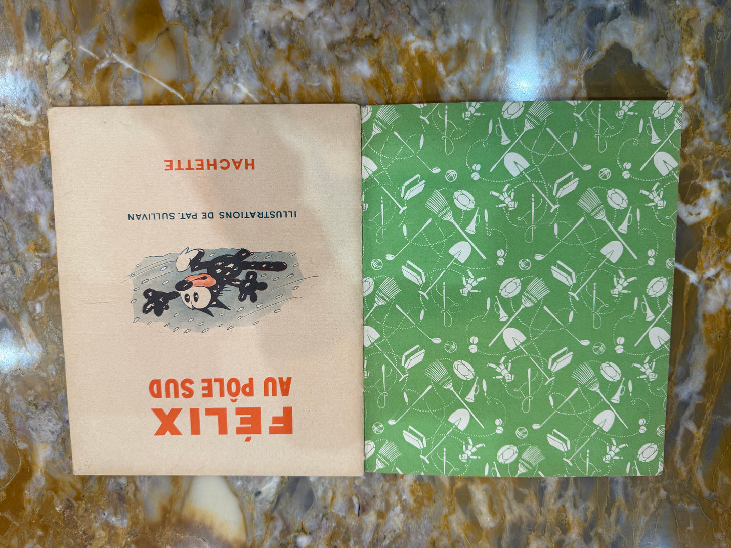 Félix au Pôle Sud – Félix le Chat – Hachette – 1935 – Album original ancien