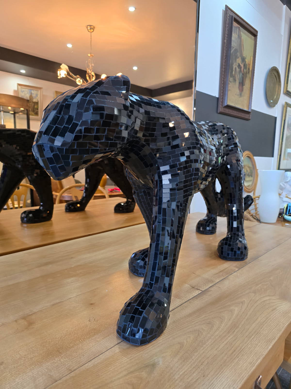 Black Disco panthère 115cm