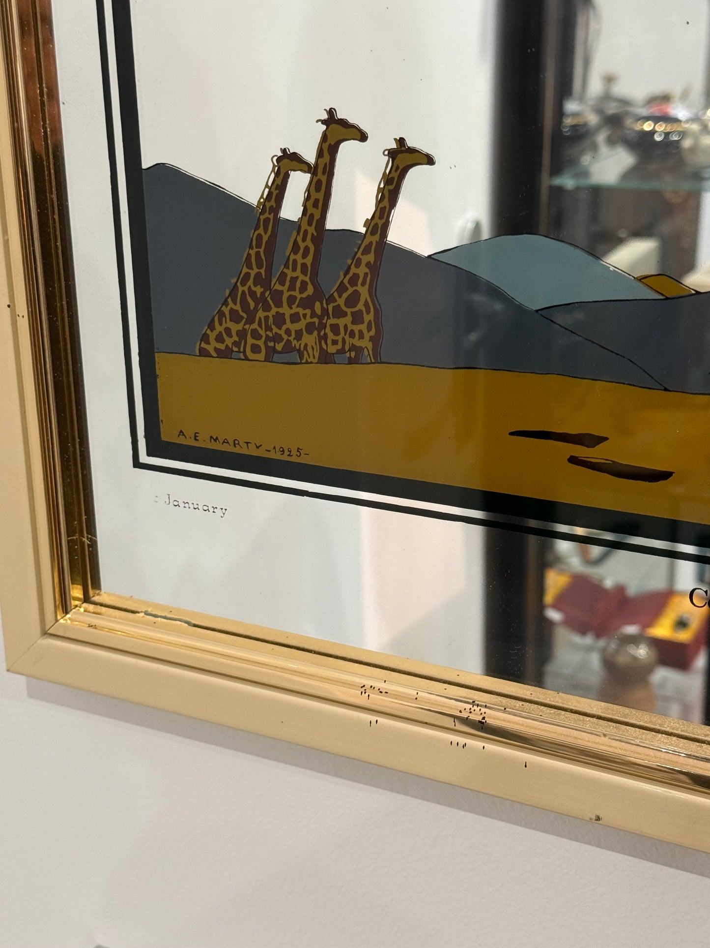 Miroir décoratif Vogue Art Déco – Illustration A.E. Marty, 1925 – Condé Nast London