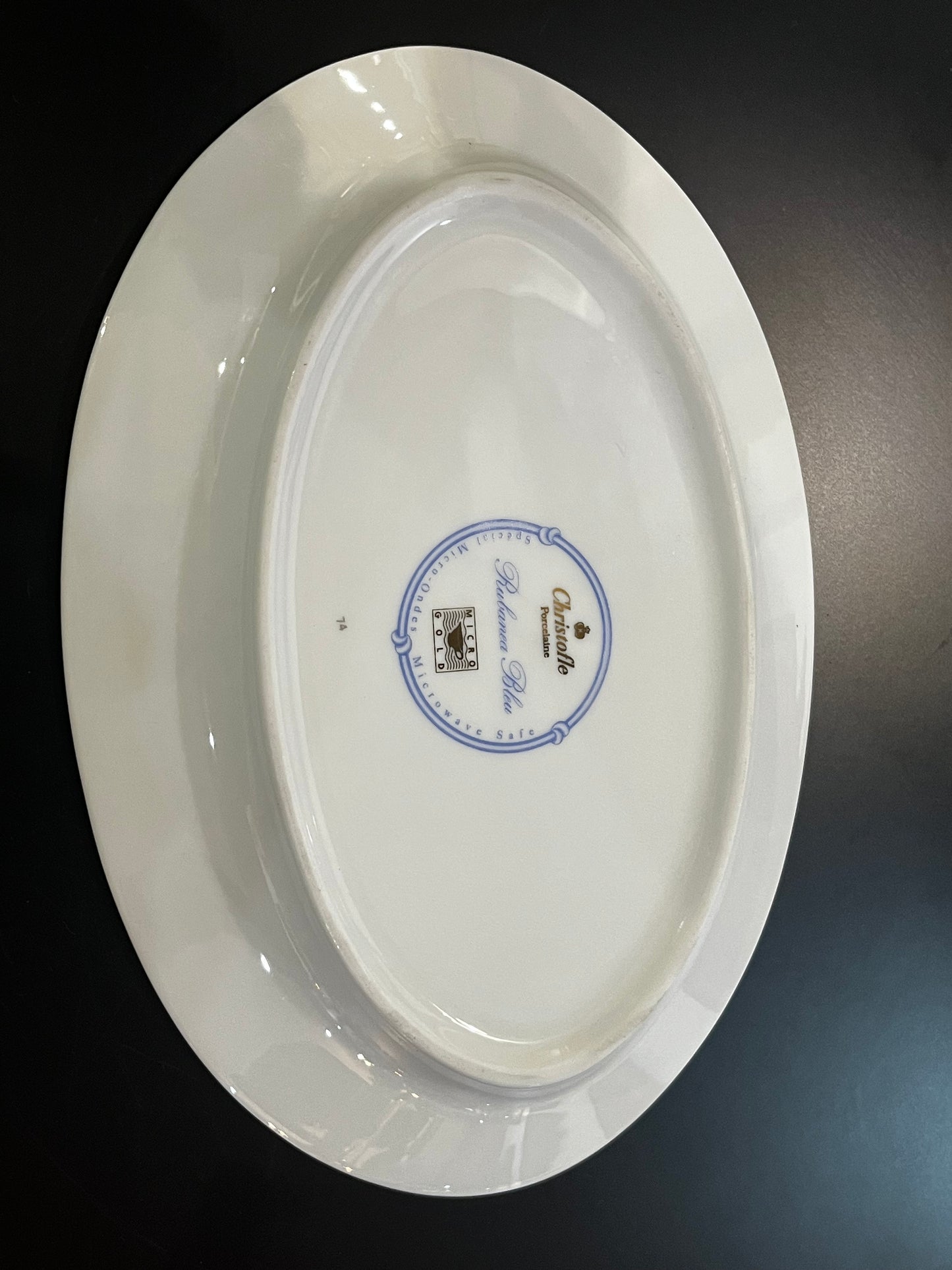 Plat en porcelaine Christofle