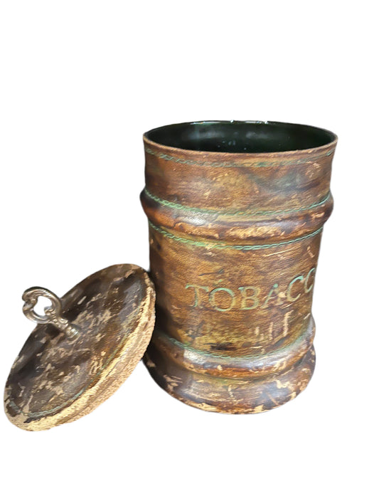 Tabatière vintage en cuir