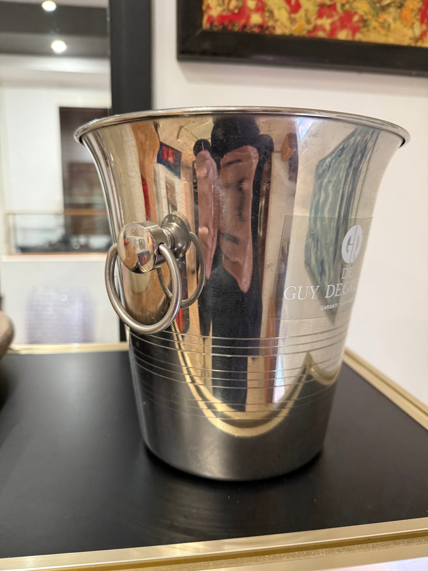 Seau à champagne en inox – Guy Degrenne